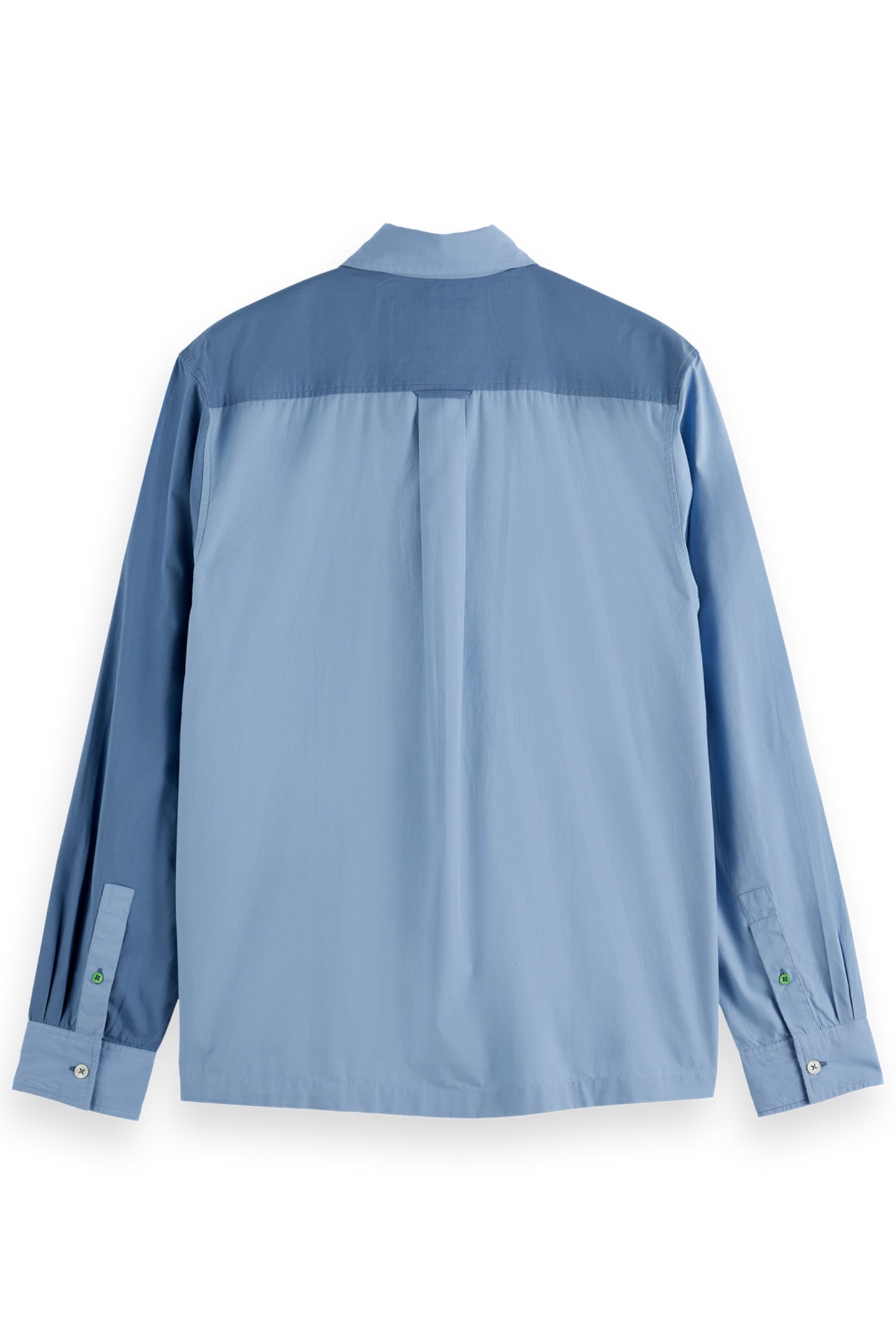 RELAXED-FIT LETTERS POPLIN SHIRT FADED DENIM 5