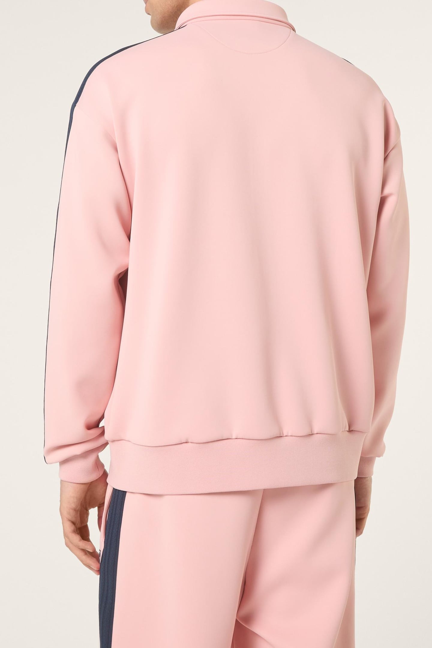VAIANO RELAXED TAPED TRACK JACKET MELLOW ROSE 2