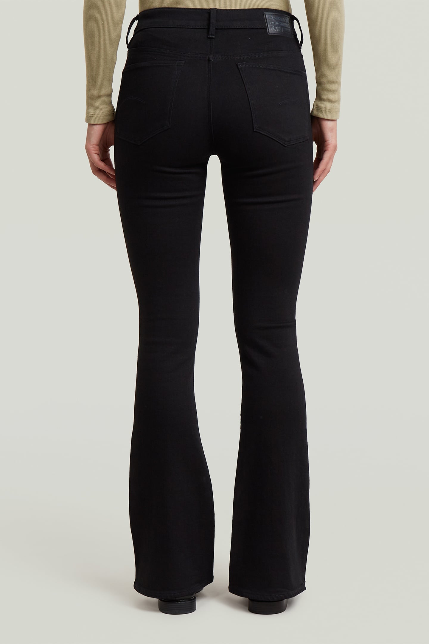 3301 FLARE JEANS BLACK 2