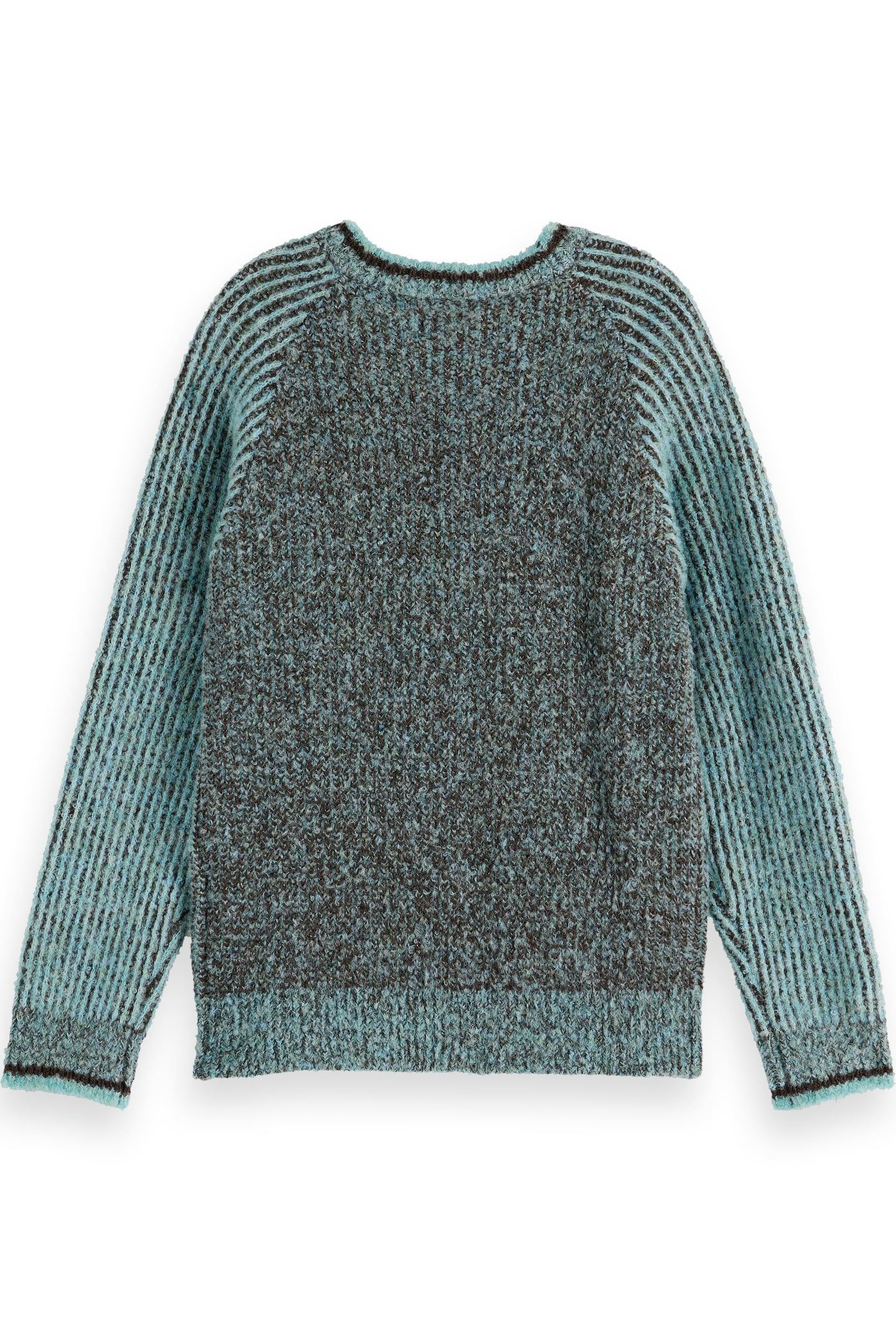 BOY REGULAR-FIT CONTRAST RAGLAN-SLEEVE PULLOVER AGATE GREEN/ 2