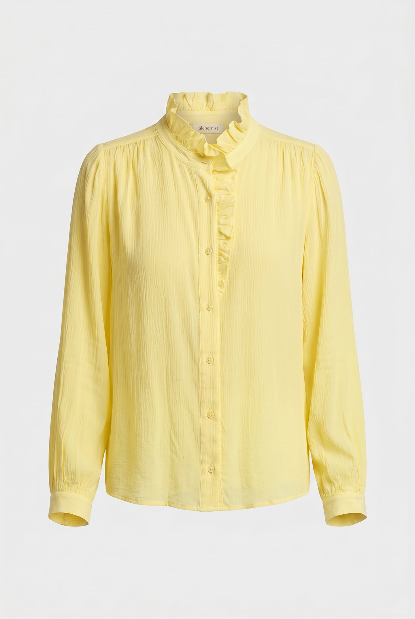 BLOUSE LUX BUTTER YELLOW 3