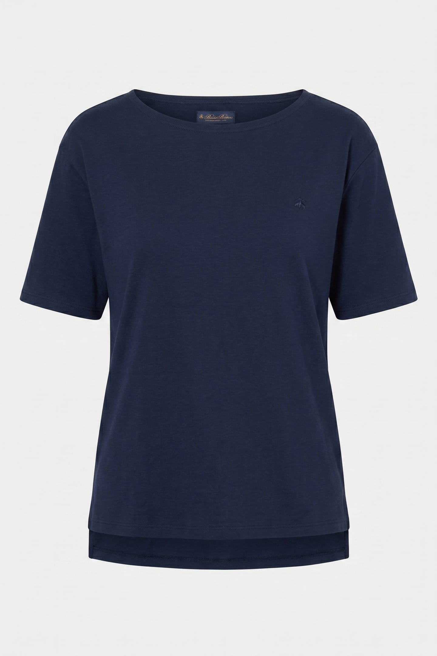 LOGOED T-SHIRT COTTON NAVY 5