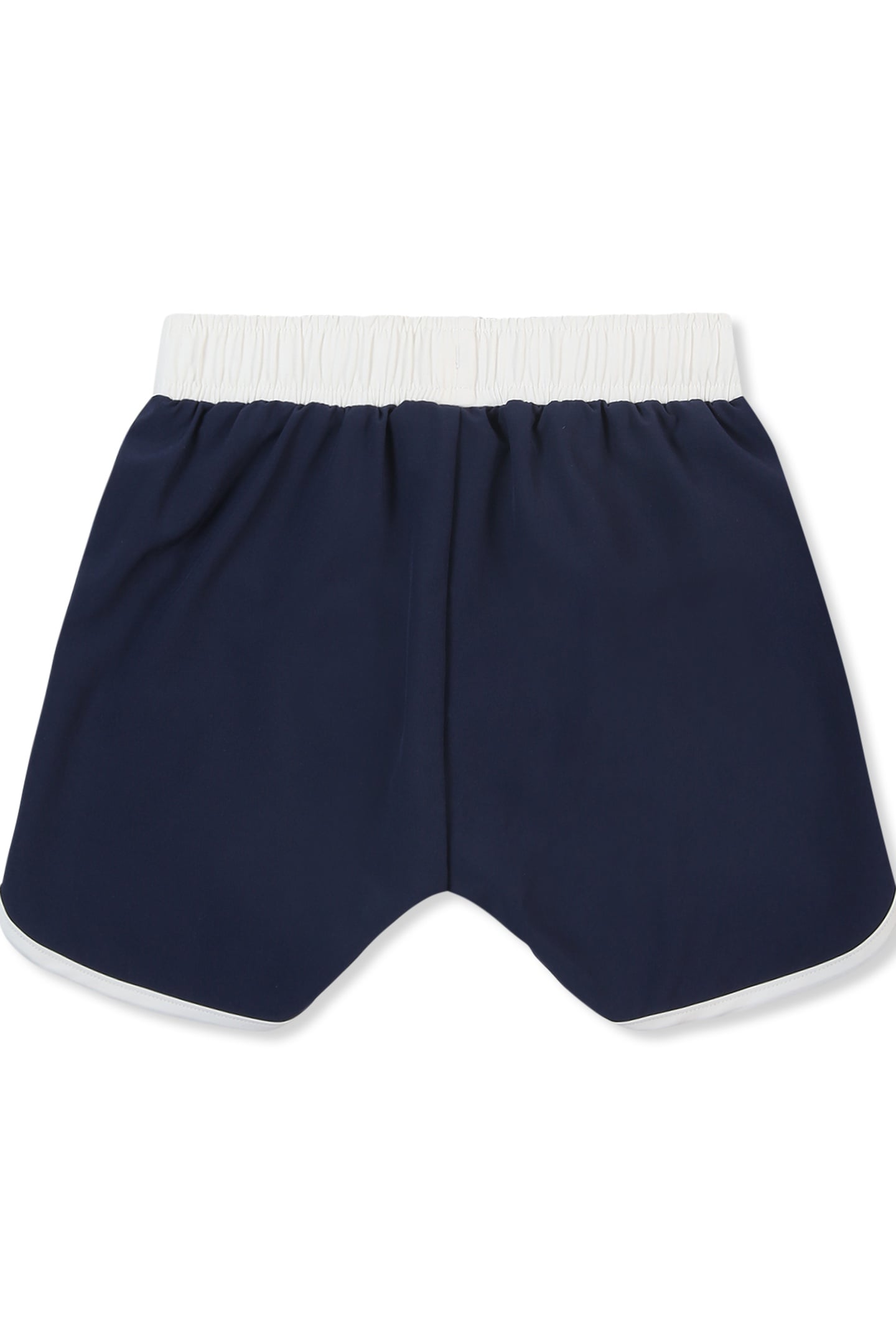 GELO REGULAR CONTRAST BINDING BEACH SHORTS BLACK IRIS-EGRET 2