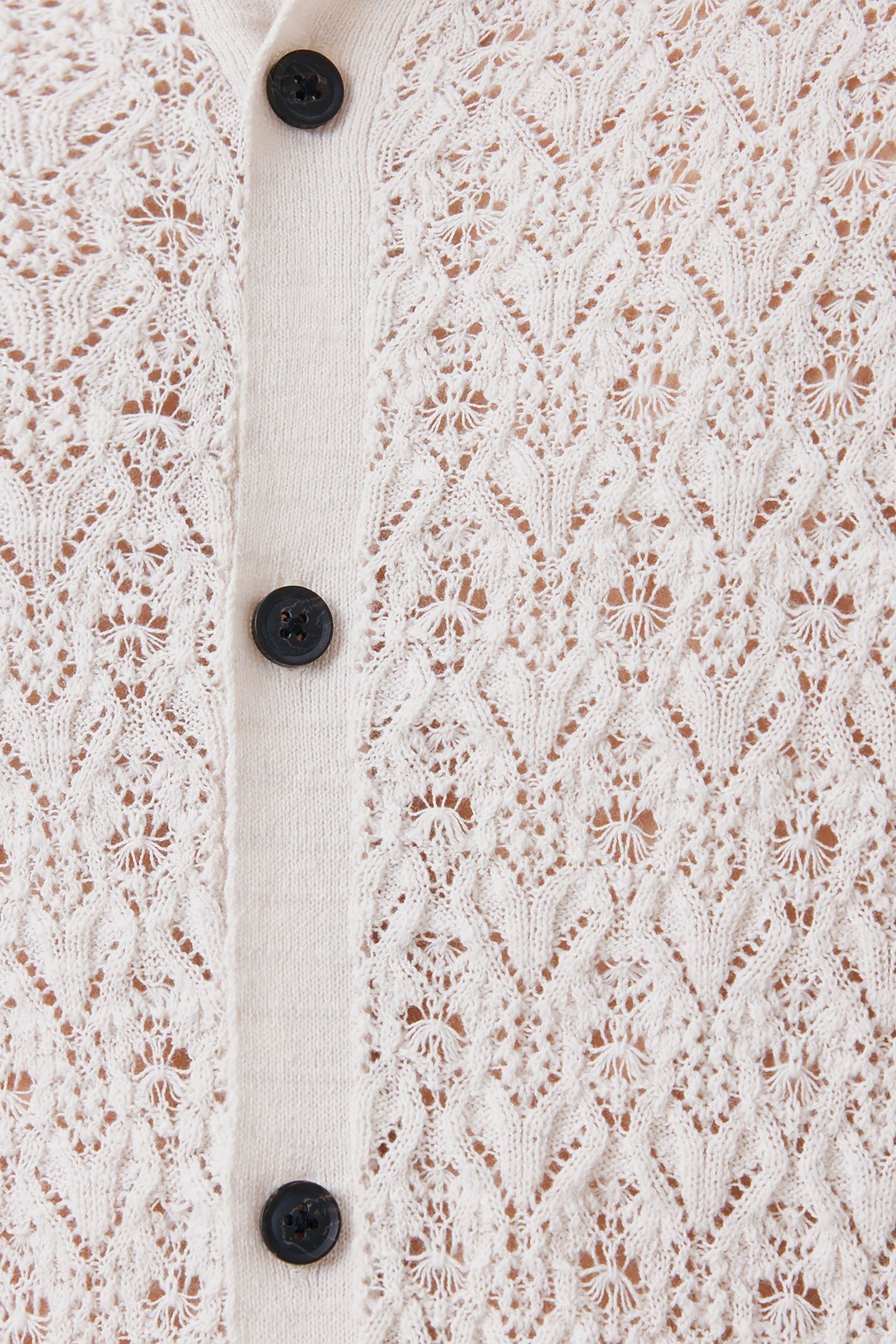 LOIRE SS CARDIGAN ECRU WHITE 6