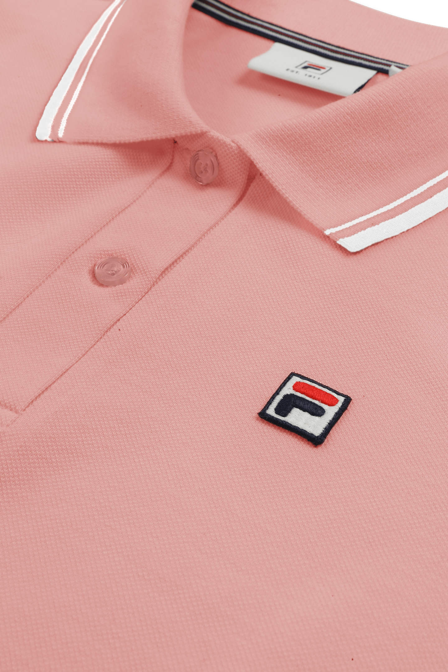 BIELLA SLIM TIPPED POLO SHIRT MELLOW ROSE 7