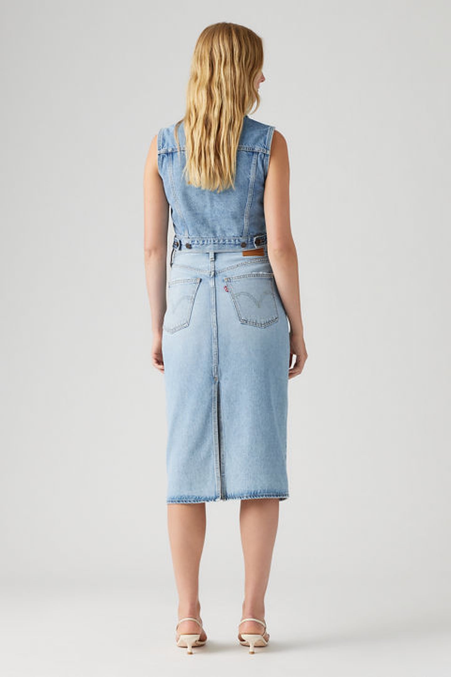 HIGH RISE BACK SLIT SKIRT 5
