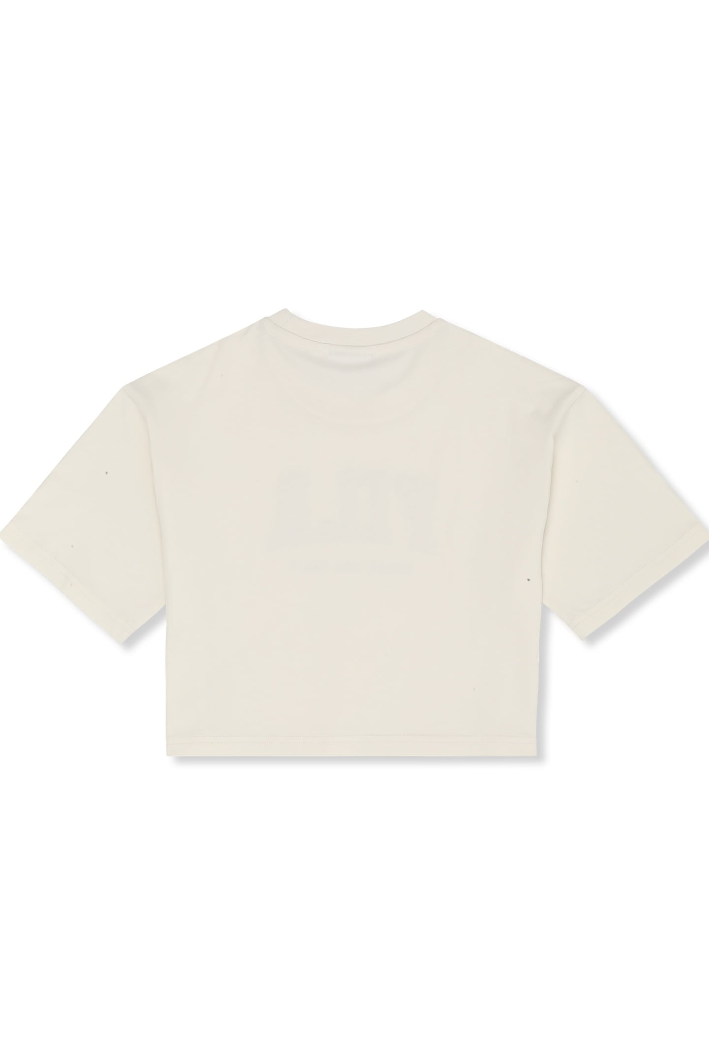 RIFREDI BOXY CROPPED GRAPHIC T-SHIRT EGRET 2