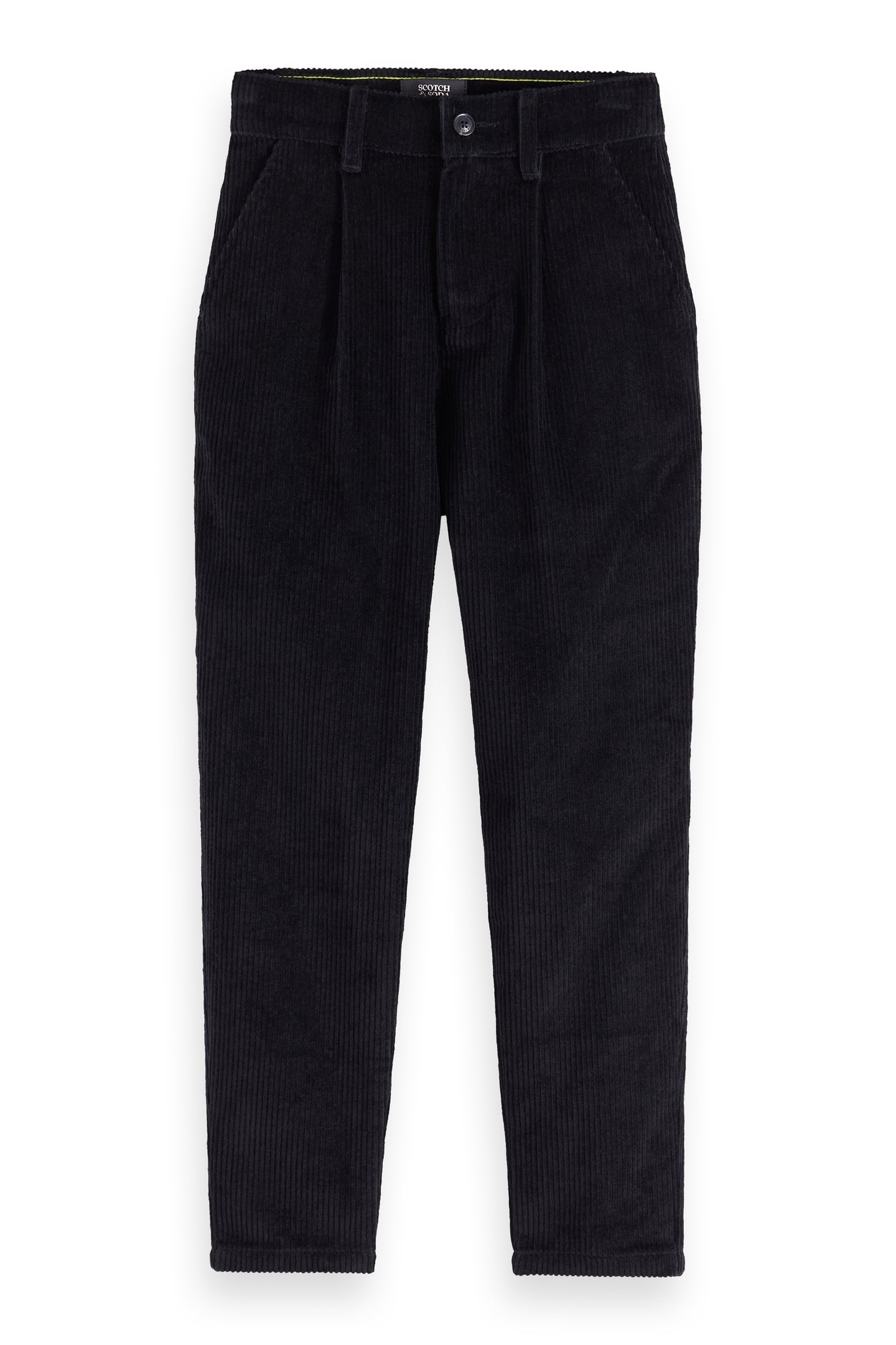 BOY LOOSE-TAPERED CORDUROY PANTS ANTHRACITE 7