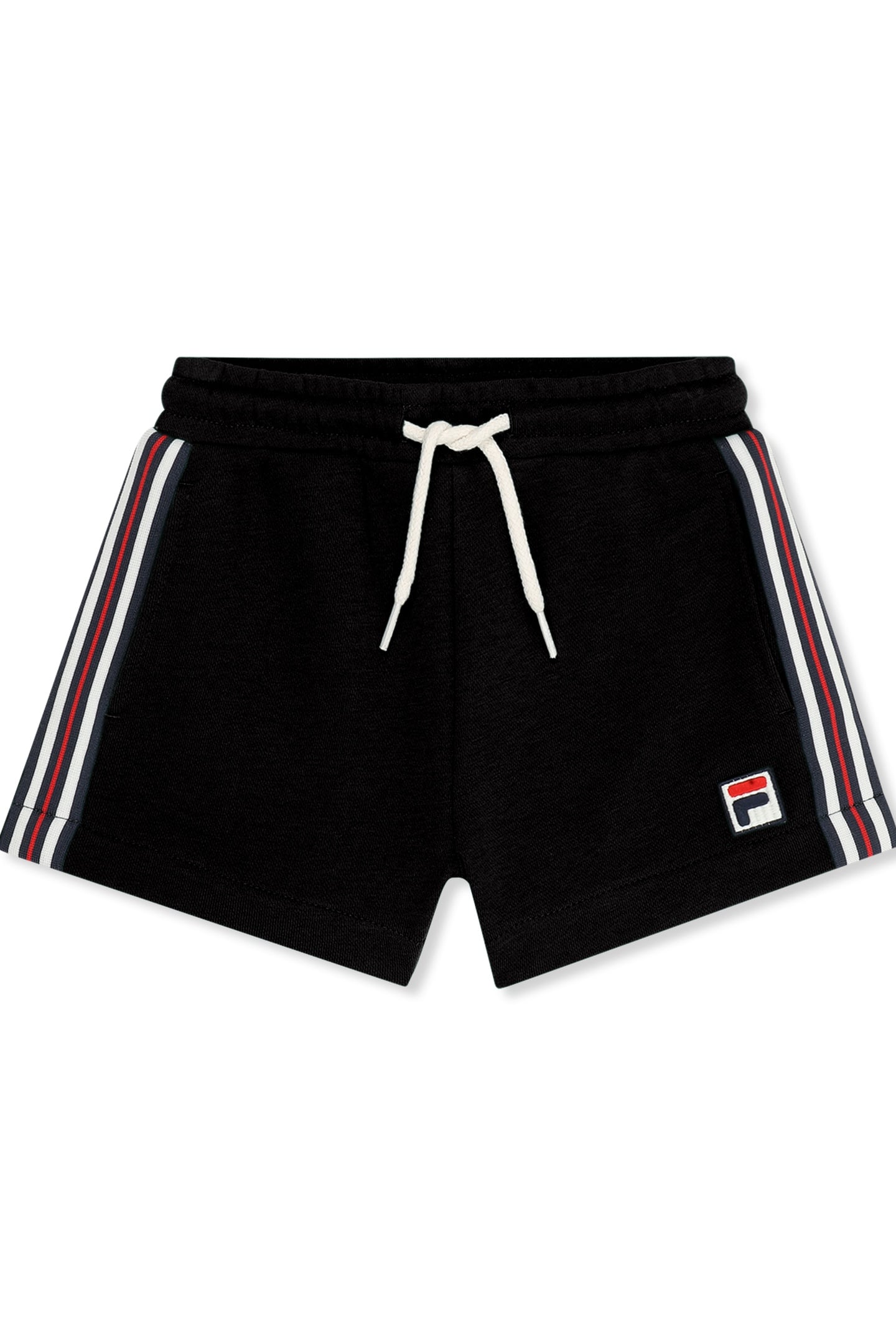 MONTEREGGI REGULAR HERITAGE TAPE SWEAT SHORTS BLACK 1