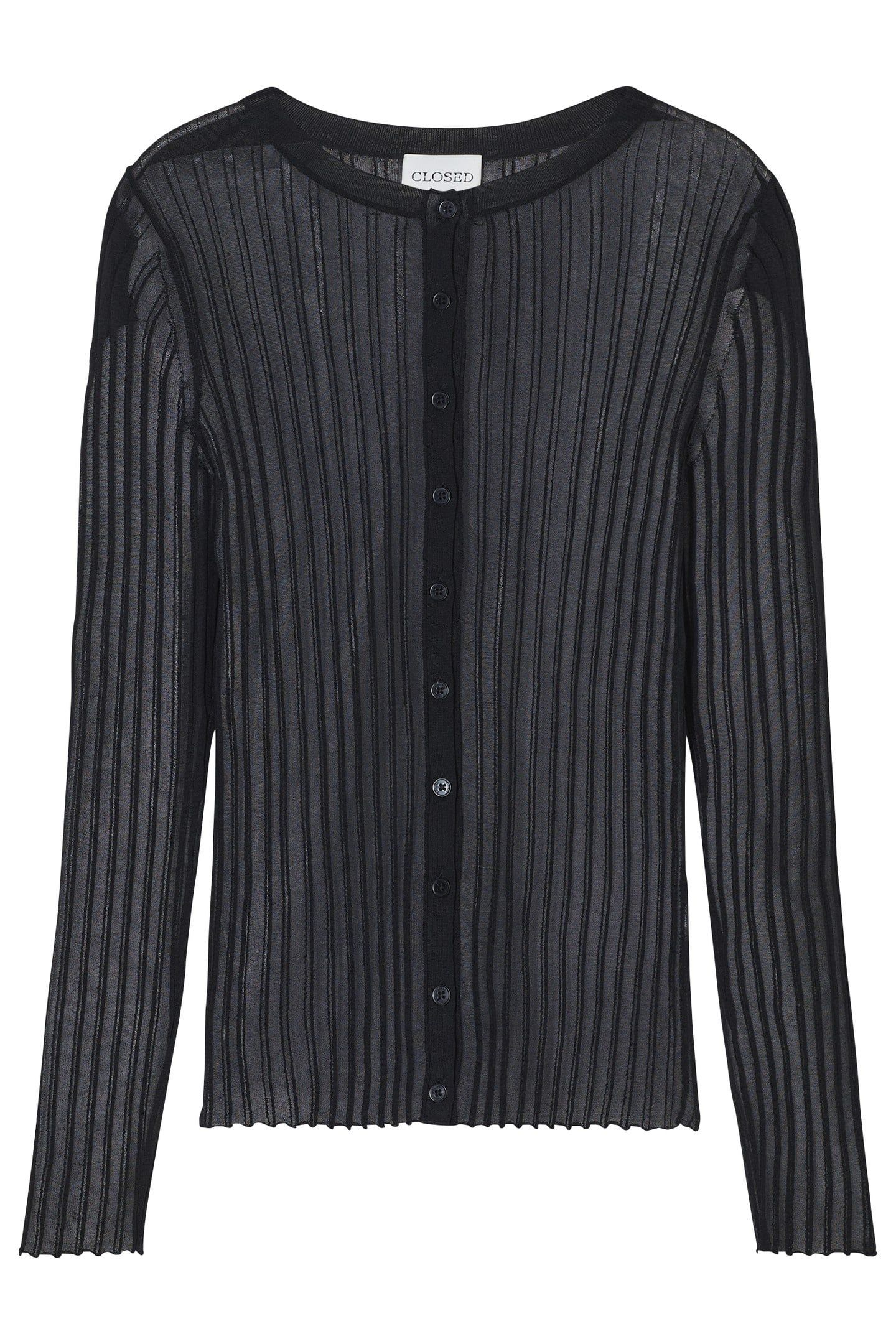 CARDIGAN LONG SLEEVE BLACK 4