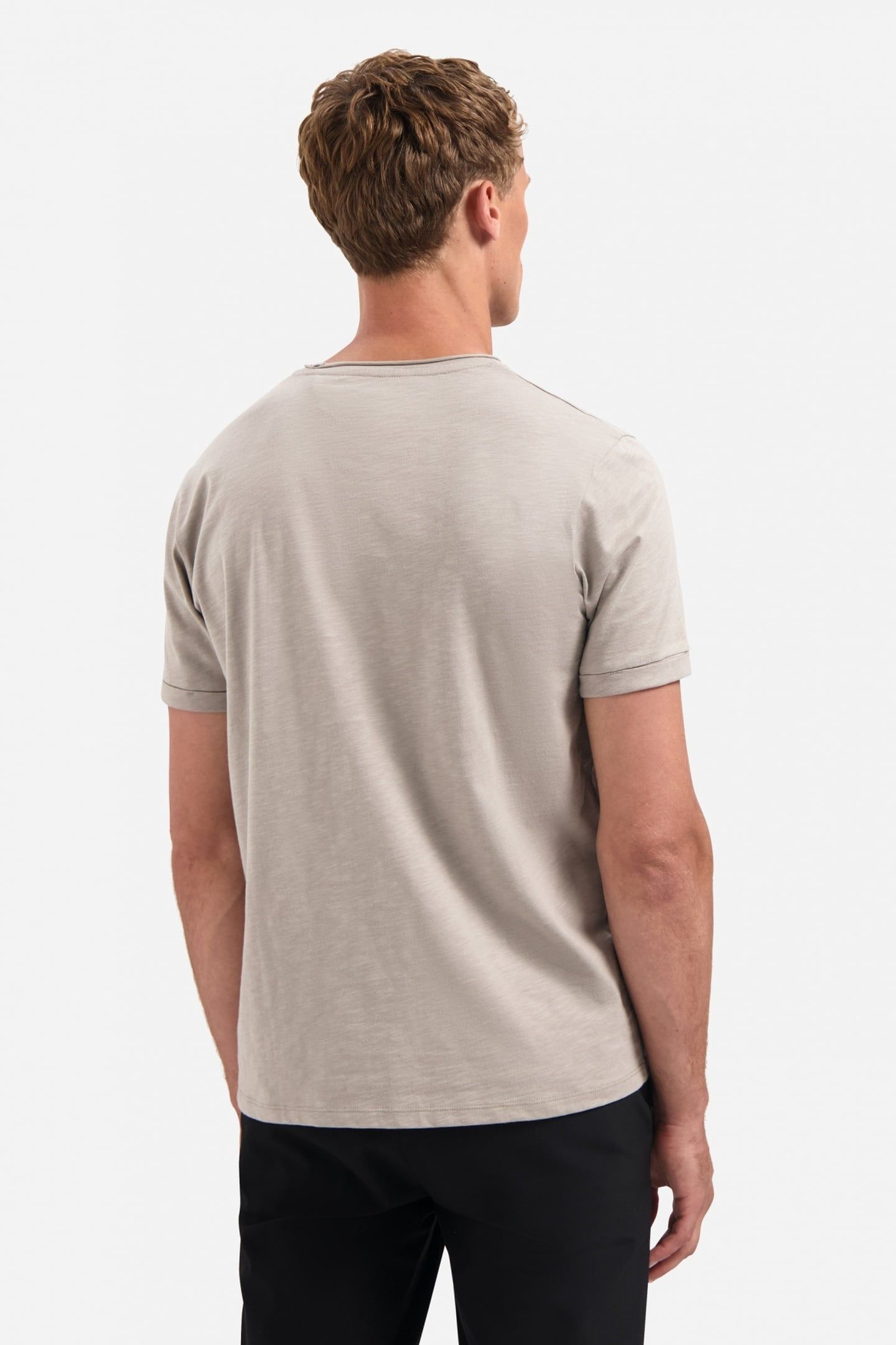 T-SHIRT CREWNECK SLUB CLAY 4