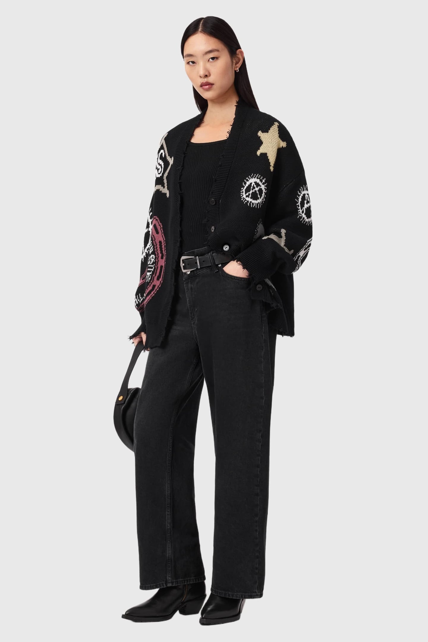 HESTER CARDIGAN BLACK 1