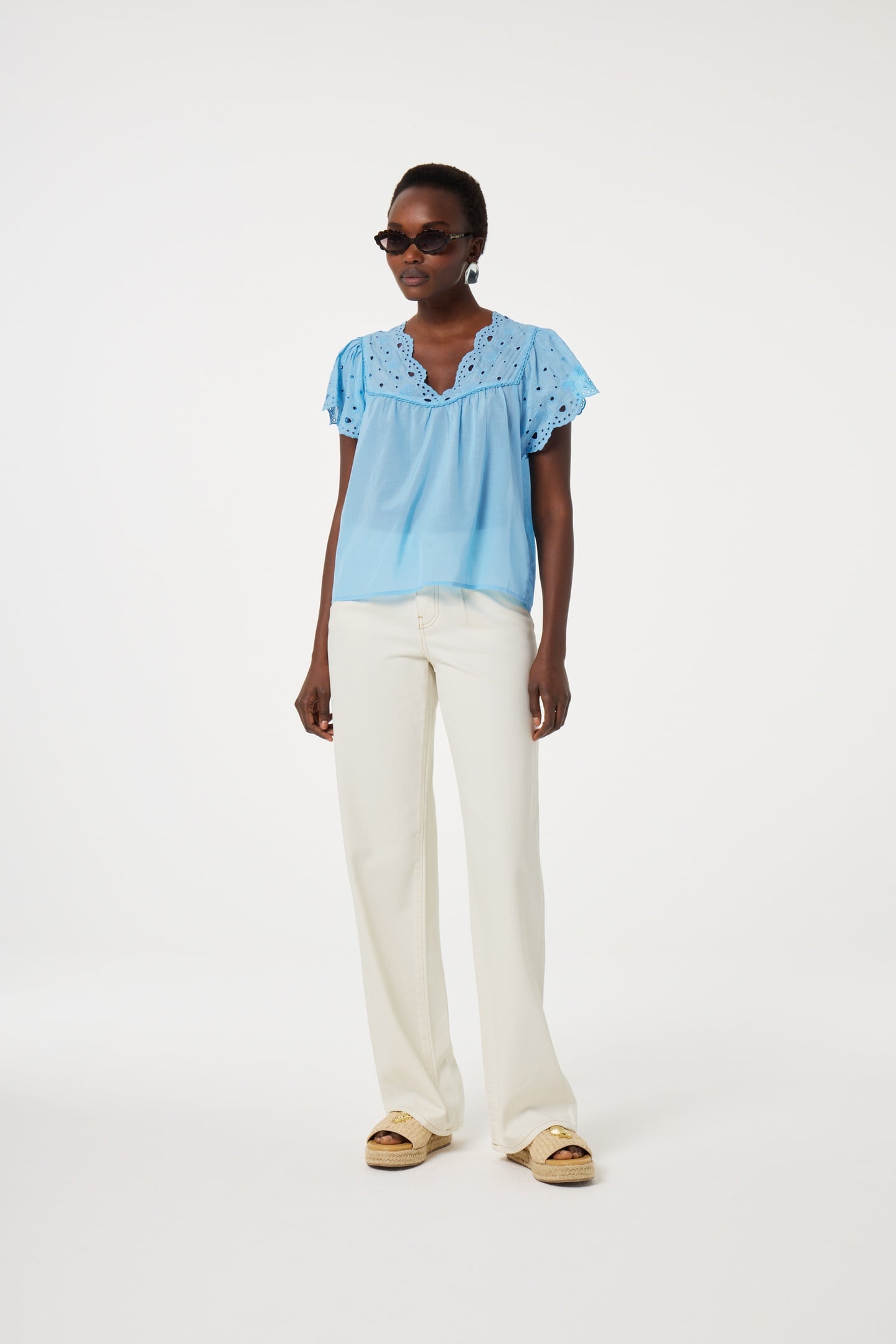 KRISTIN TOP POOL BLUE 2