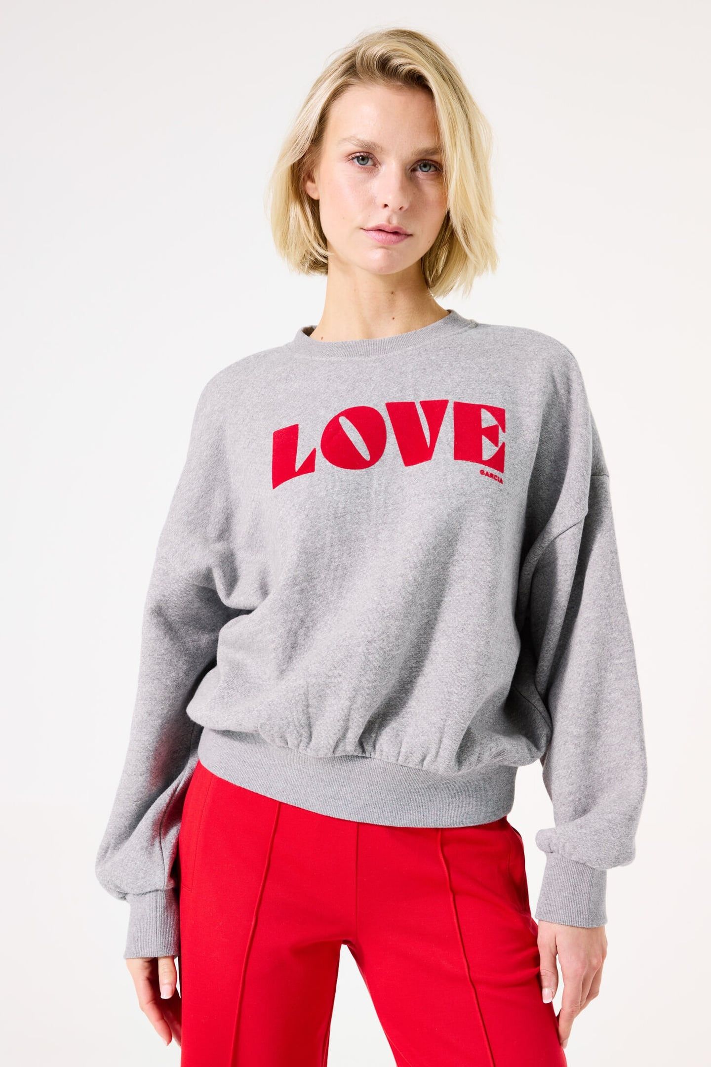 LADIES SWEAT GREY MELEE 1