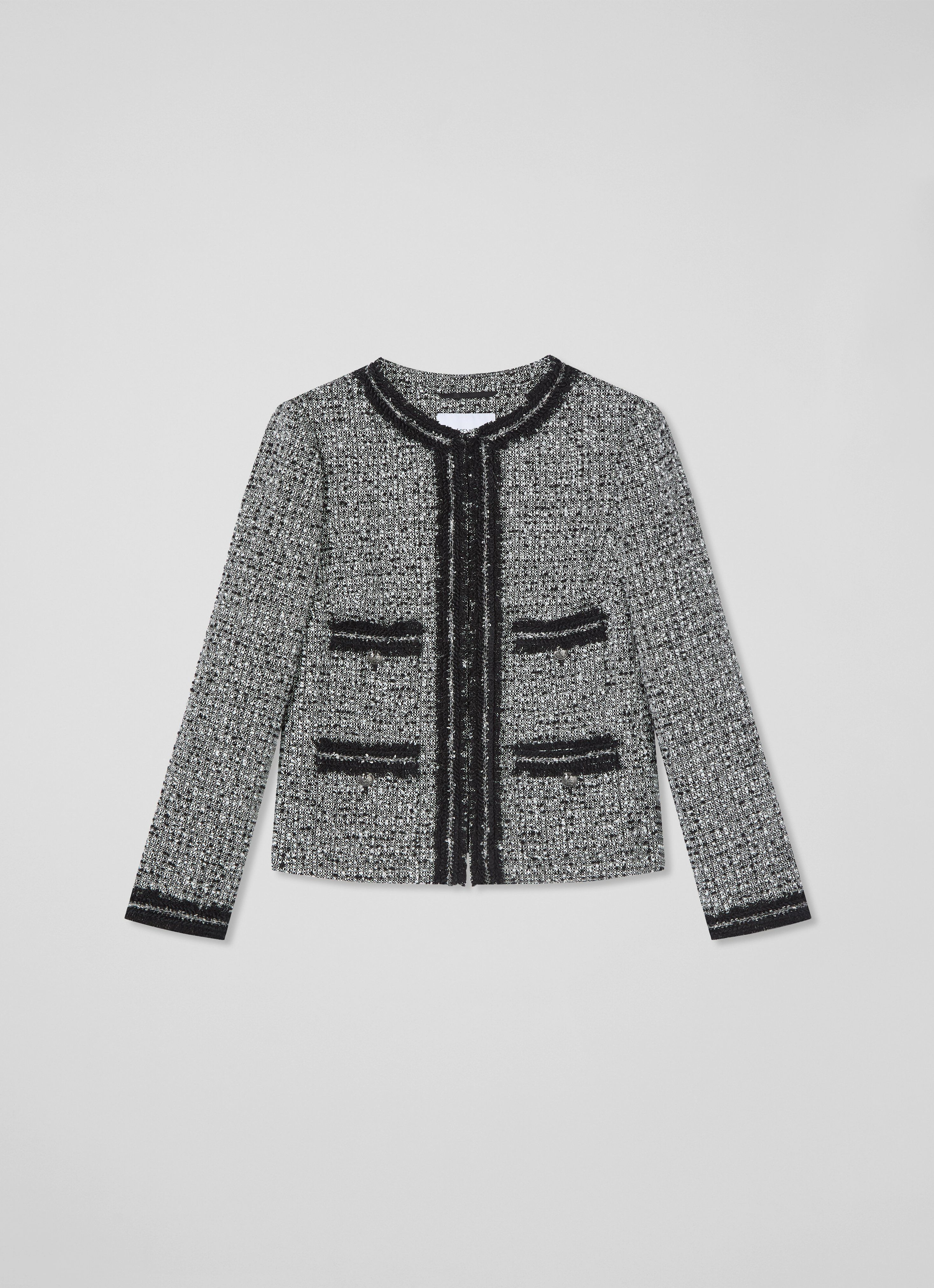 CHARLIE JACKET BLACK/CREAM 4