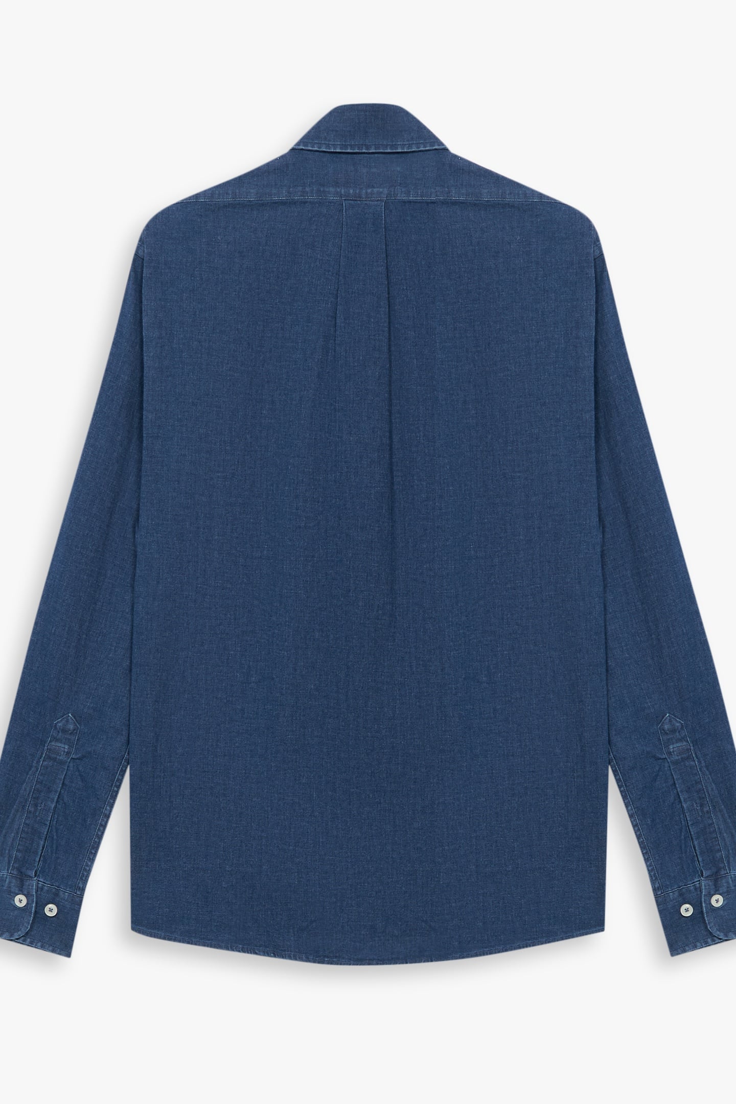 CLASSIC COLLAR DENIM SHIRT BLUE 3