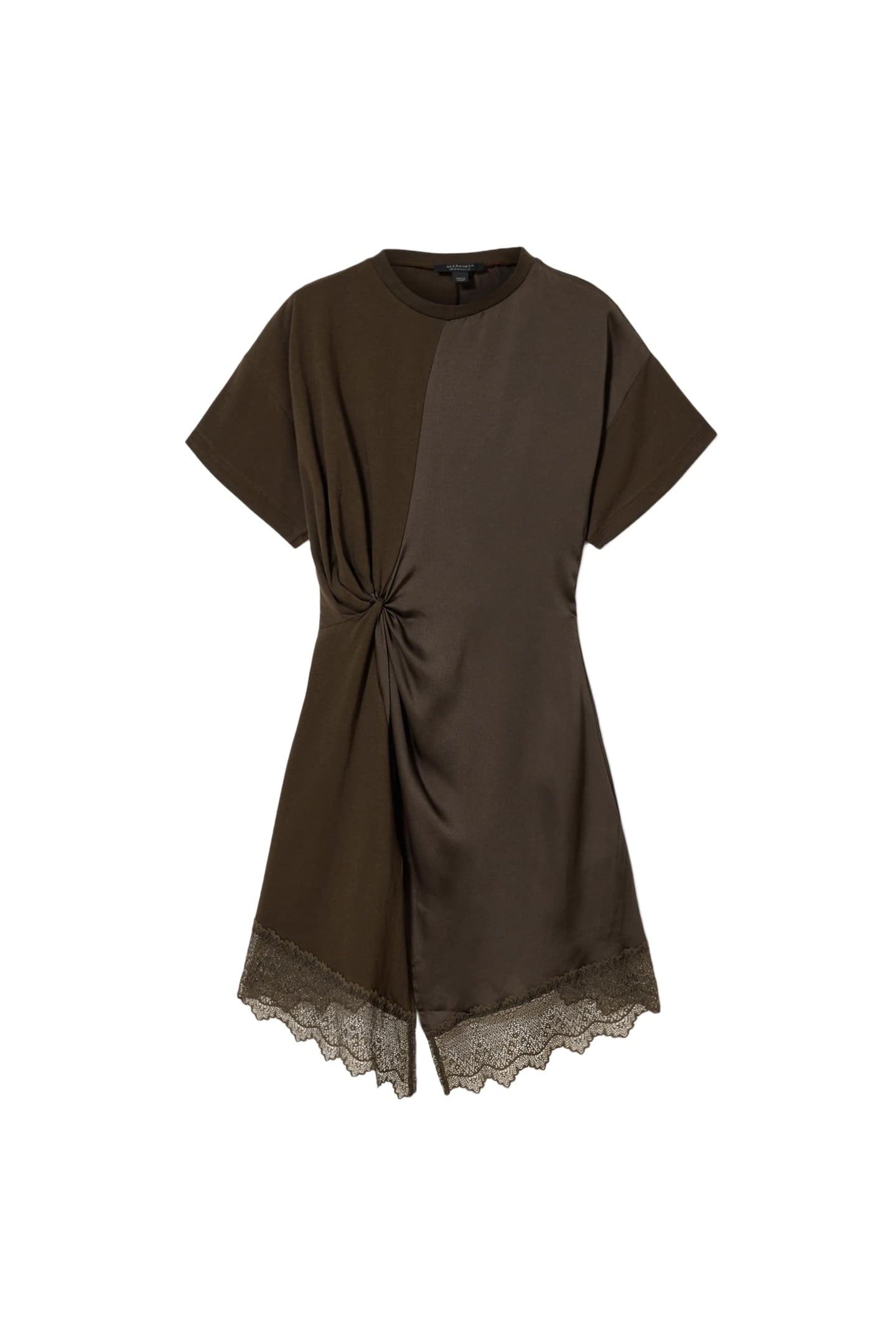 LANA LACE DRESS BOTTLE BROWN 6
