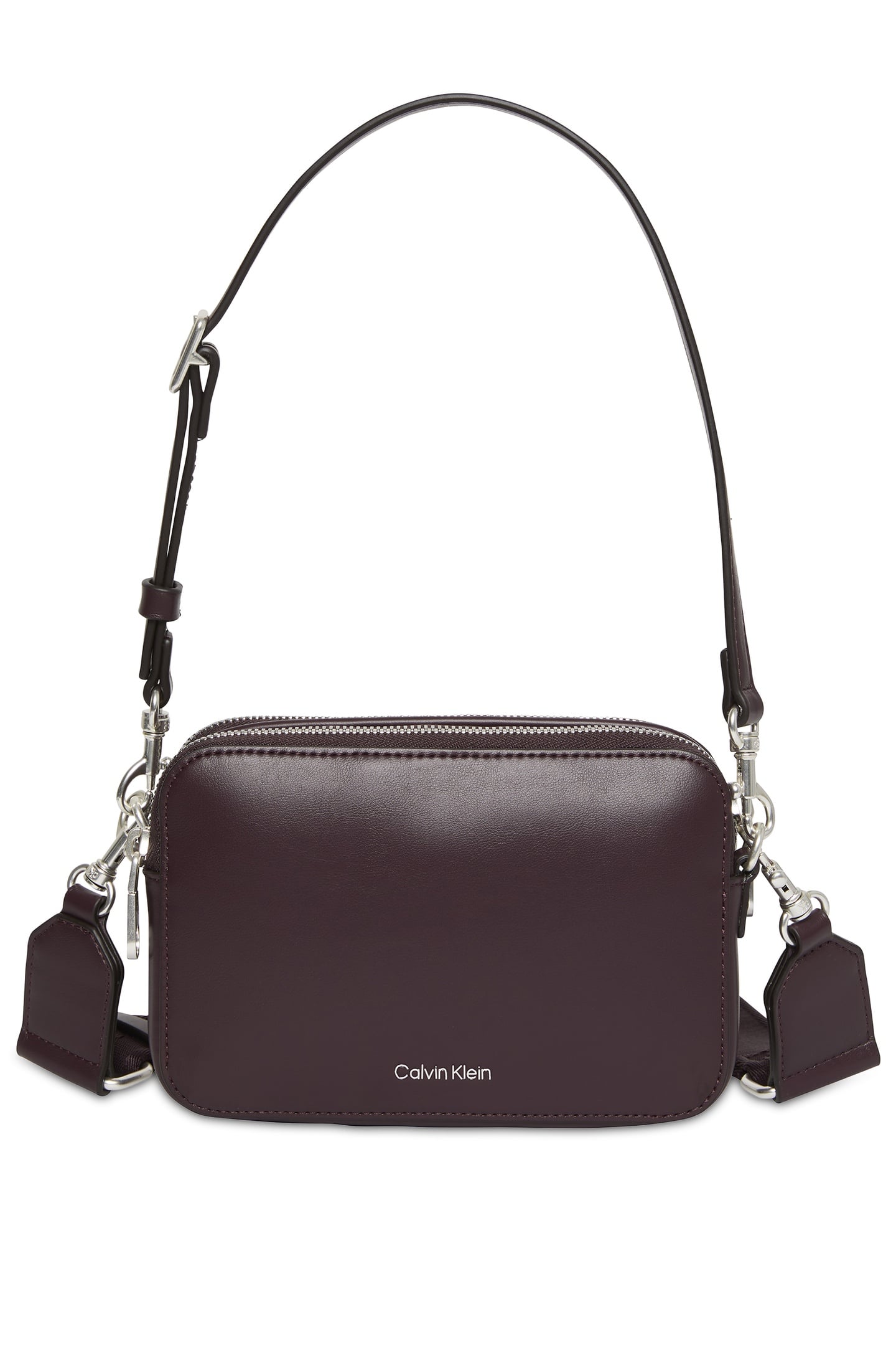 WEBBING DOUBLE STRAP CROSSOVER FUDGE 1