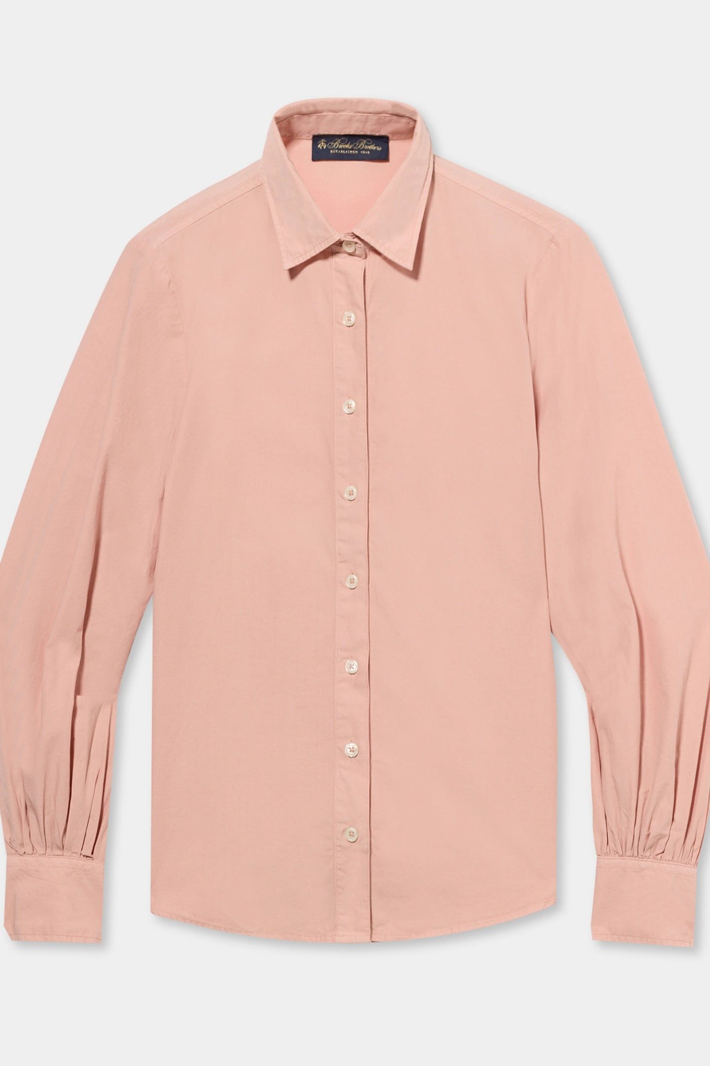 BALLOON SLEEVE SHIRT COTTON SALMON 3