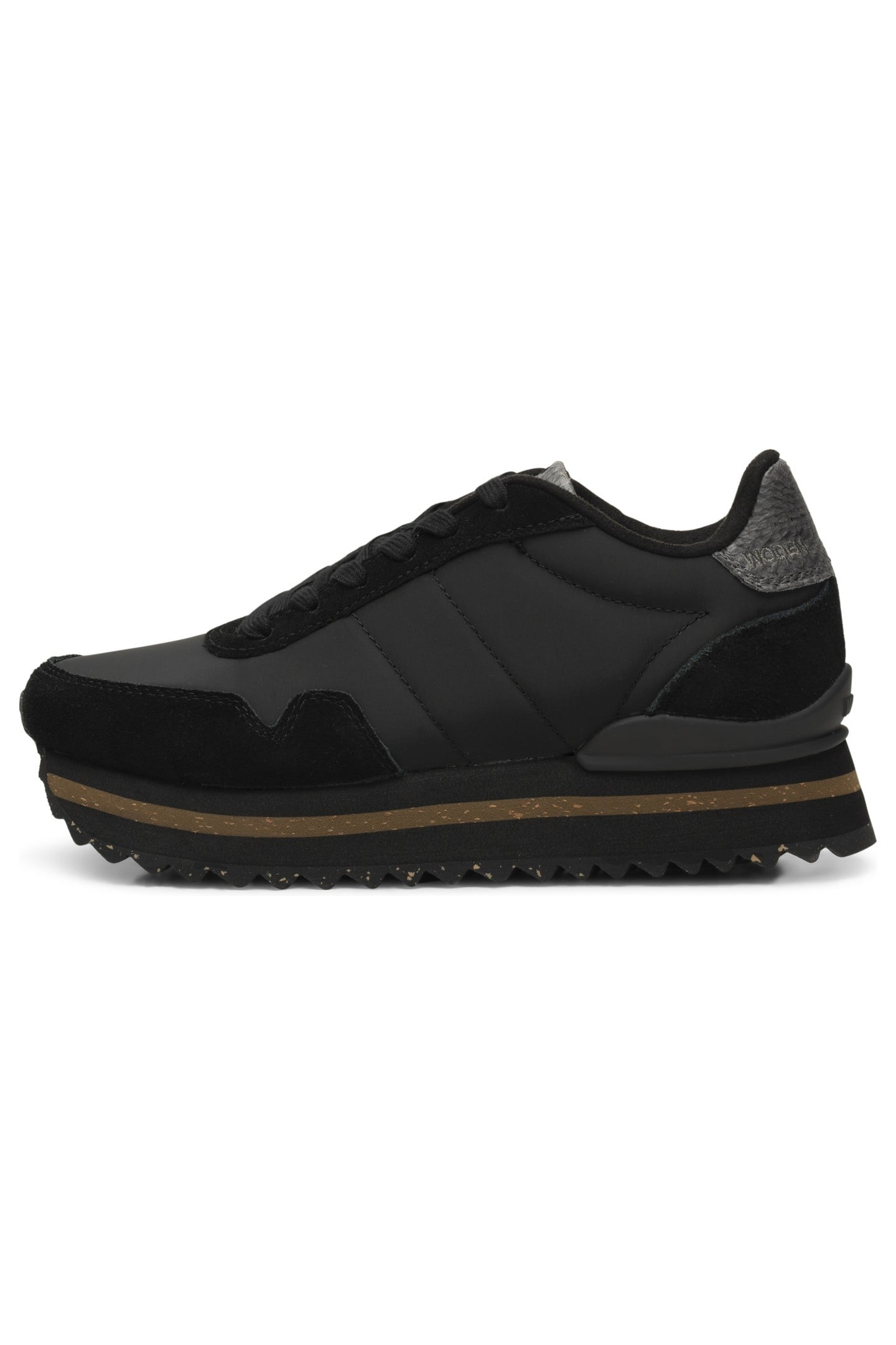 NORA III LEATHER PLATEAU BLACK 8