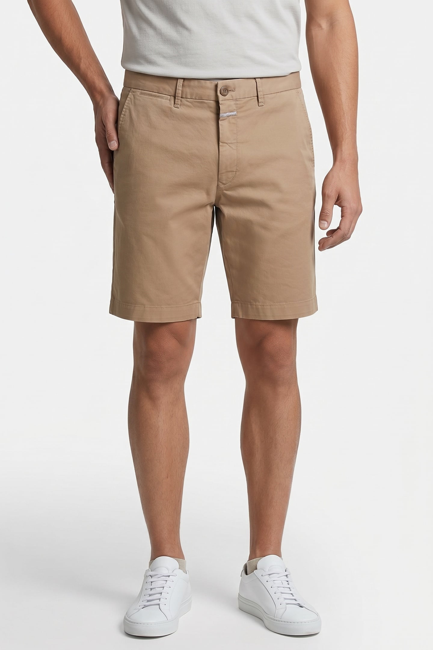 CLASSIC CHINO SHORTS GOLDEN BROWN 1