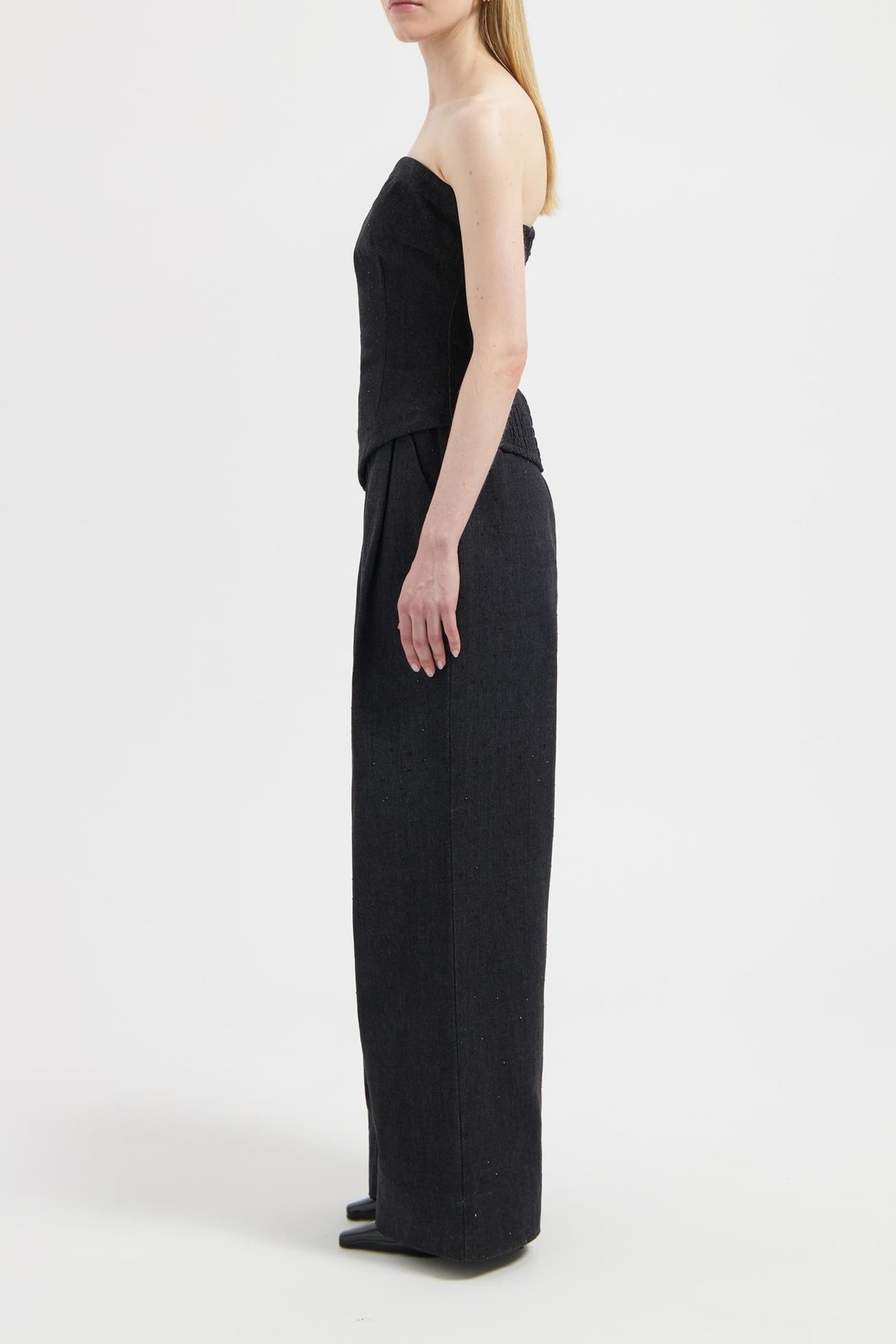NOUS SOMMES LABELS – EDIE LS GLITTER TOP BLACK 6