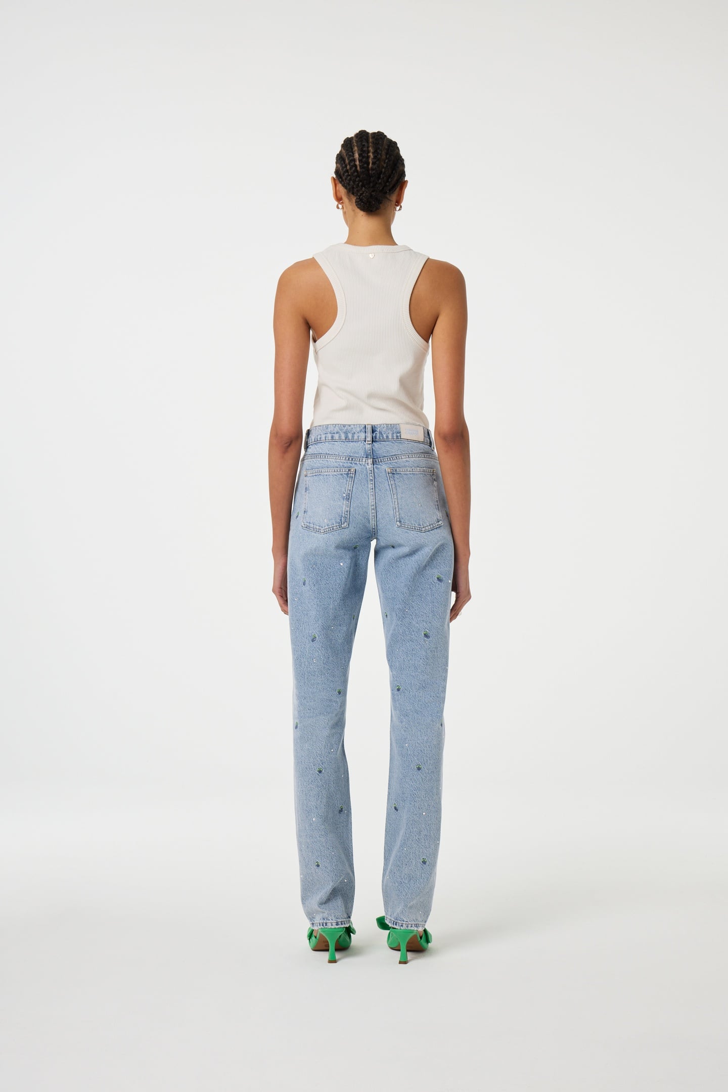 MARIE STRAIGHT LEG JEANS VINTAGE BLUE 3