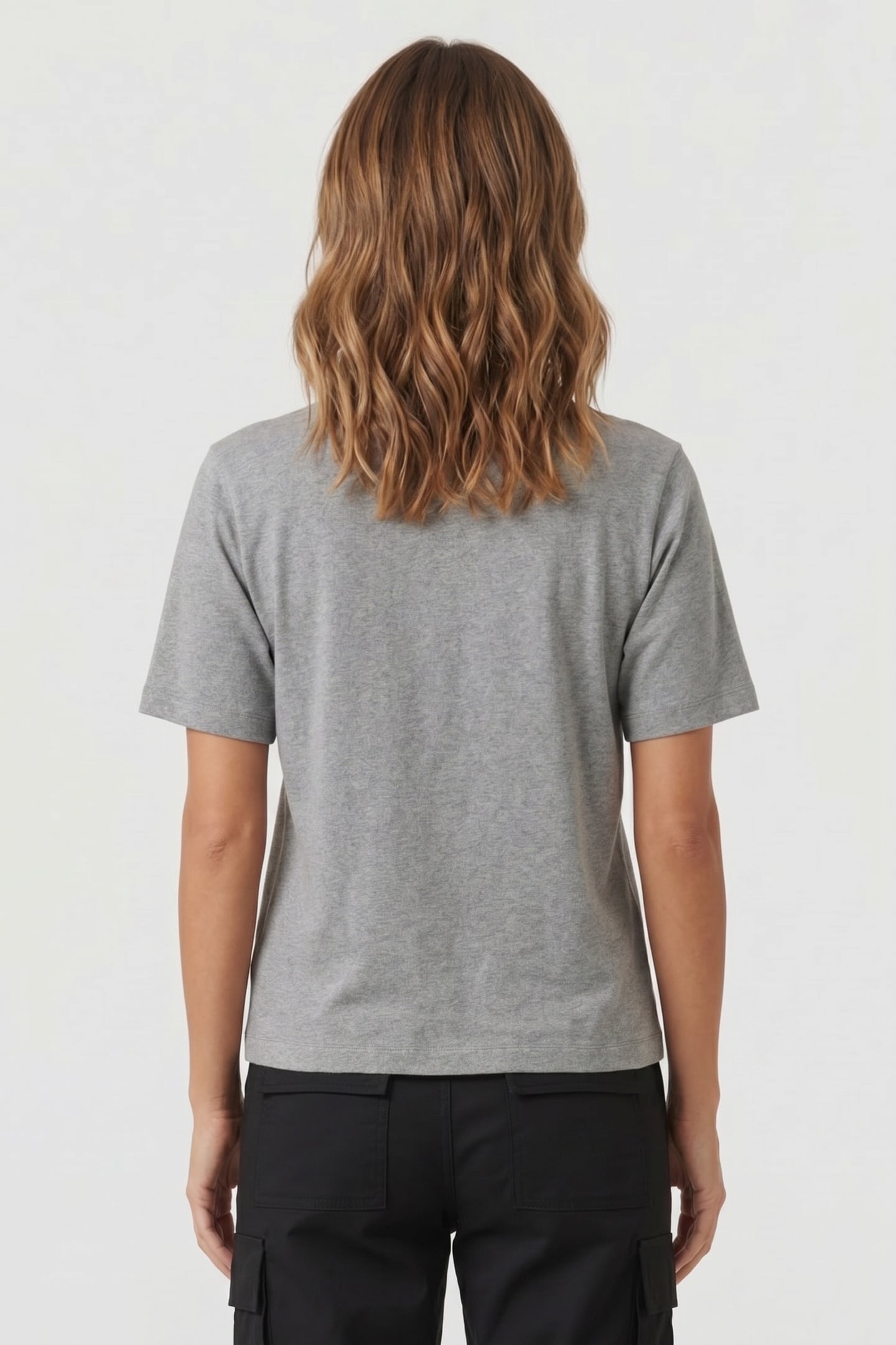 MILA TEE GREY MELANGE 3