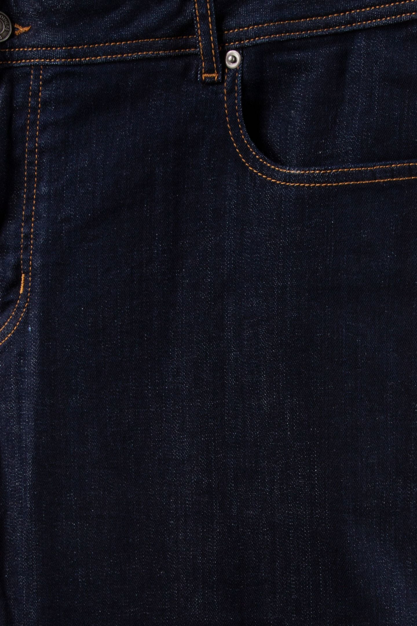 STRETCH COTTON DENIM JEANS BLUE 6