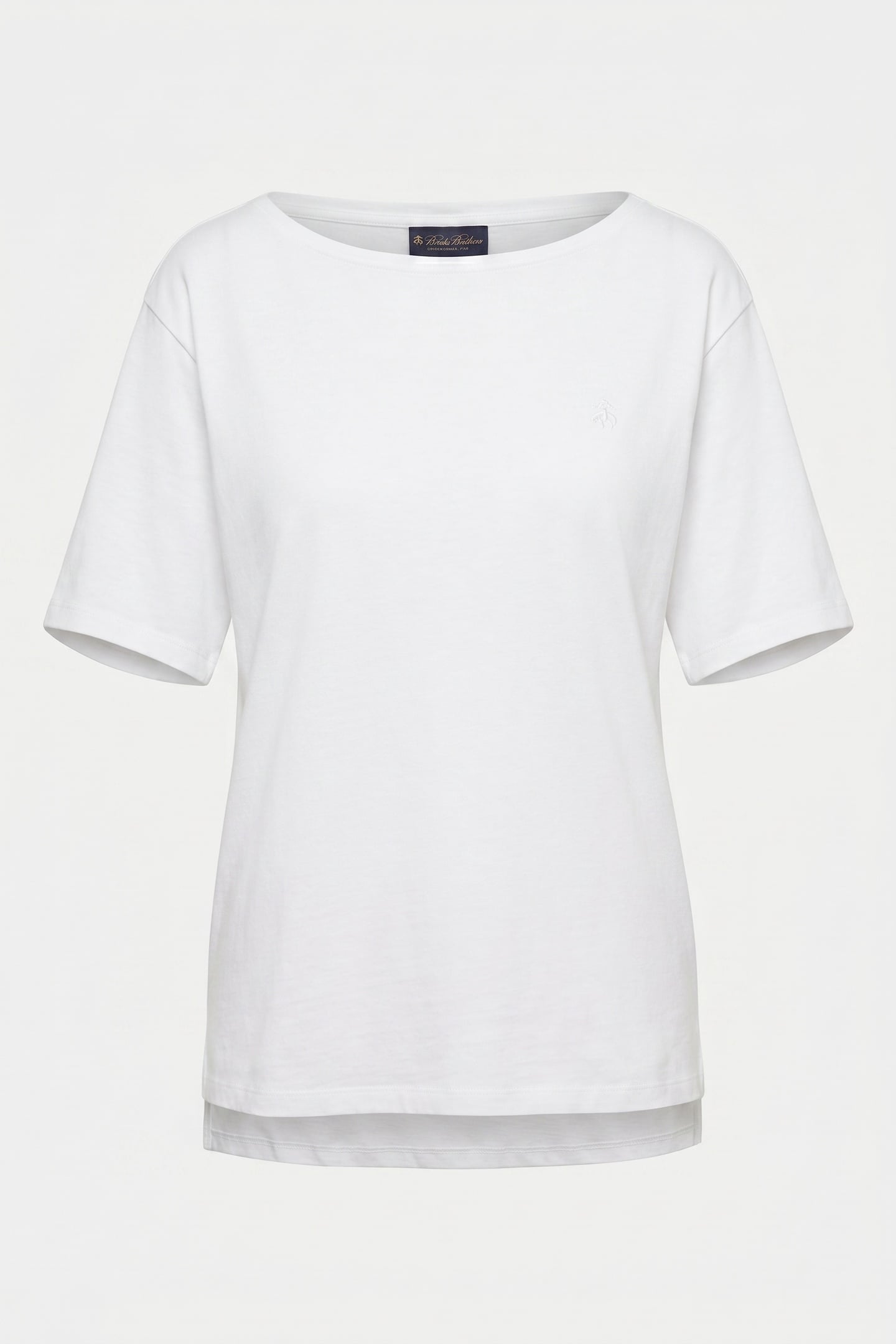 LOGOED T-SHIRT COTTON WHITE 5