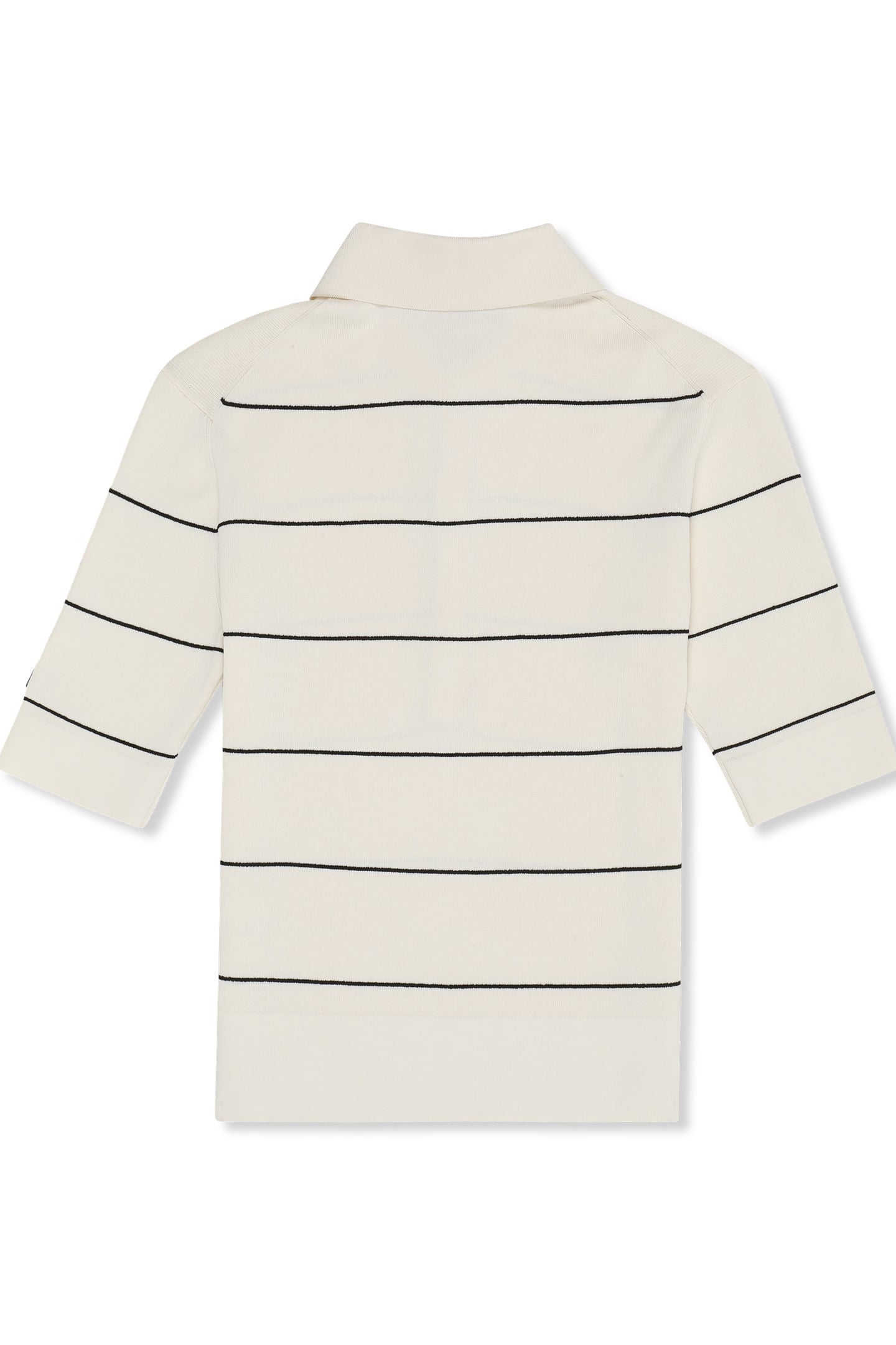 MONTECARLO SLIM FINE KNITTED POLO SHIRT EGRET 5