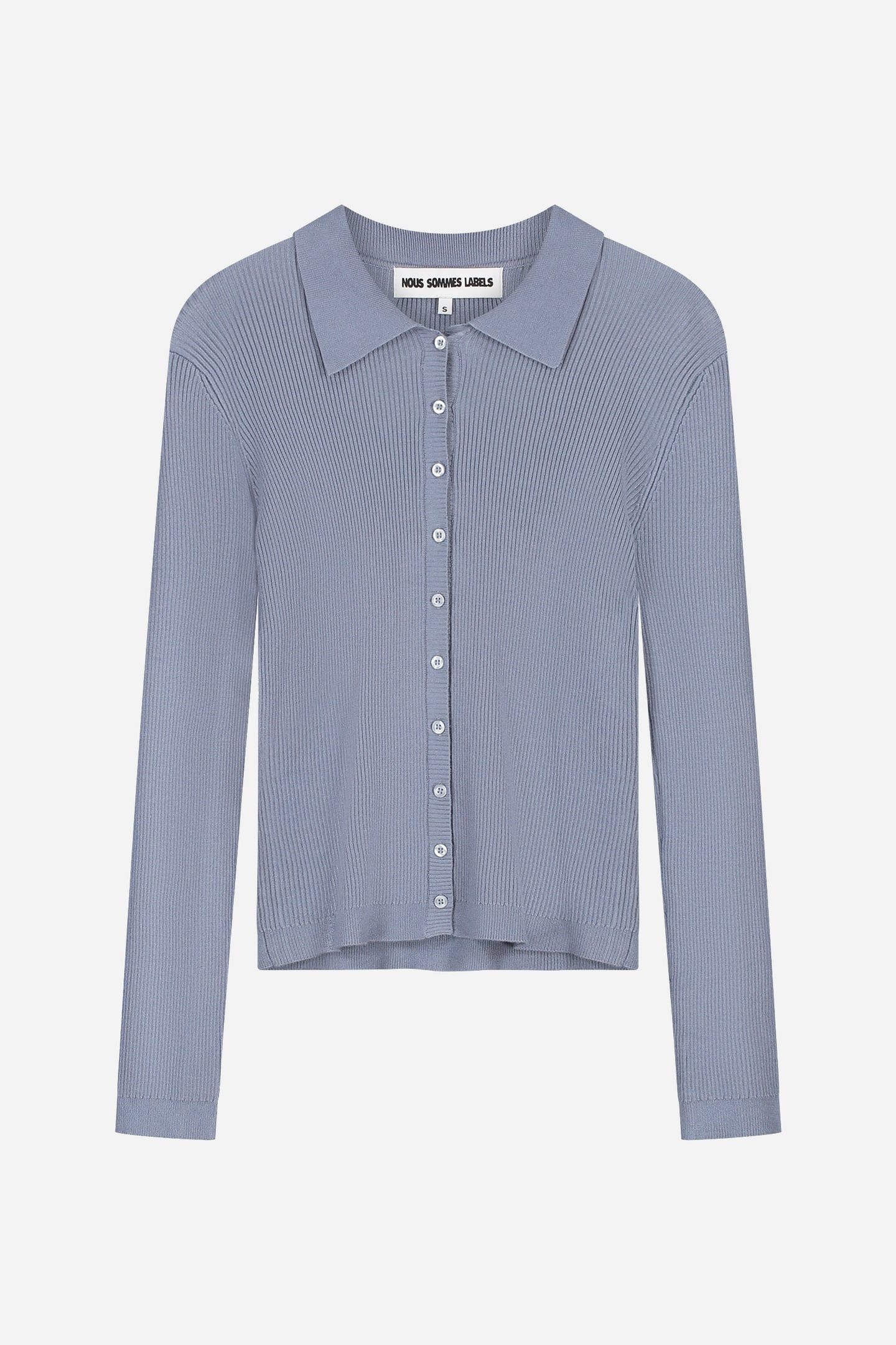 NOUS SOMMES LABELS – WINNIE POLO KNIT LIGHT BLUE 4