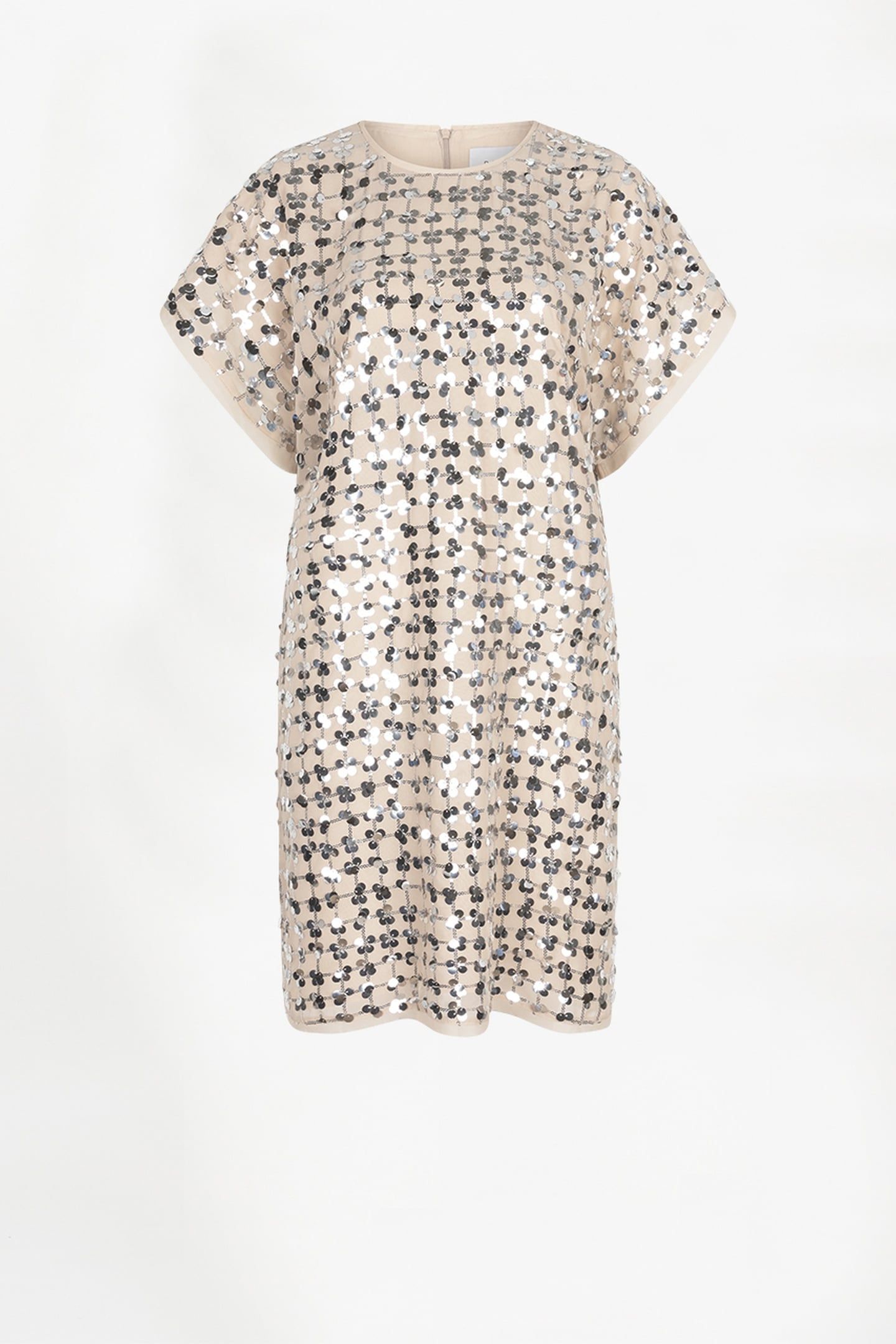 BADLER SEQUINED DRESS SILVER 3