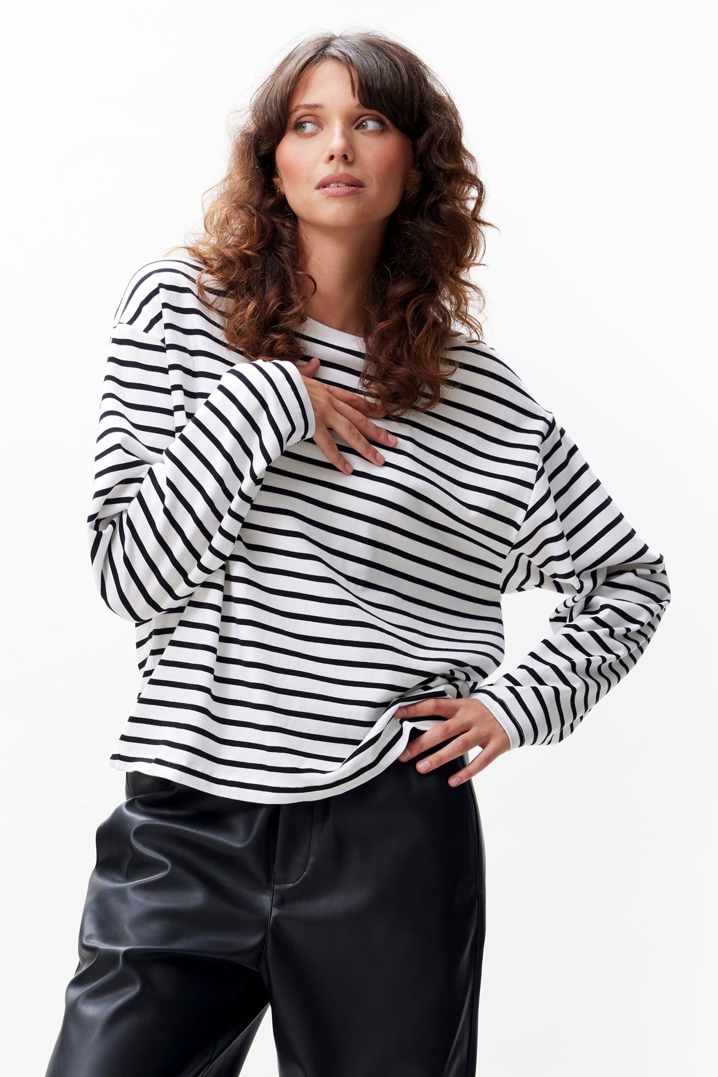 STRIPED LONG SLEEVE OFF WHITE 3