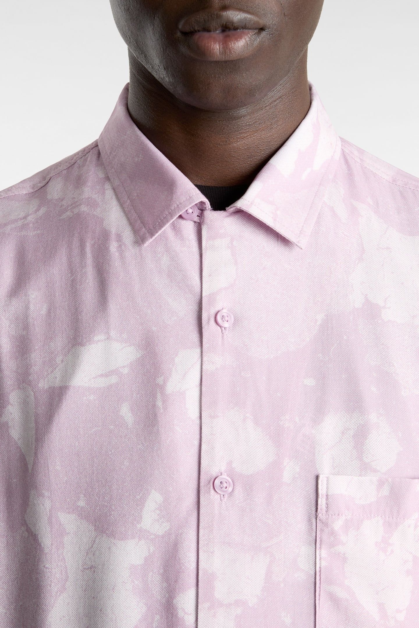 VANS CAMP LOOSE COLLAR SS WOVEN LAVENDER/MARSHMALLOW 6