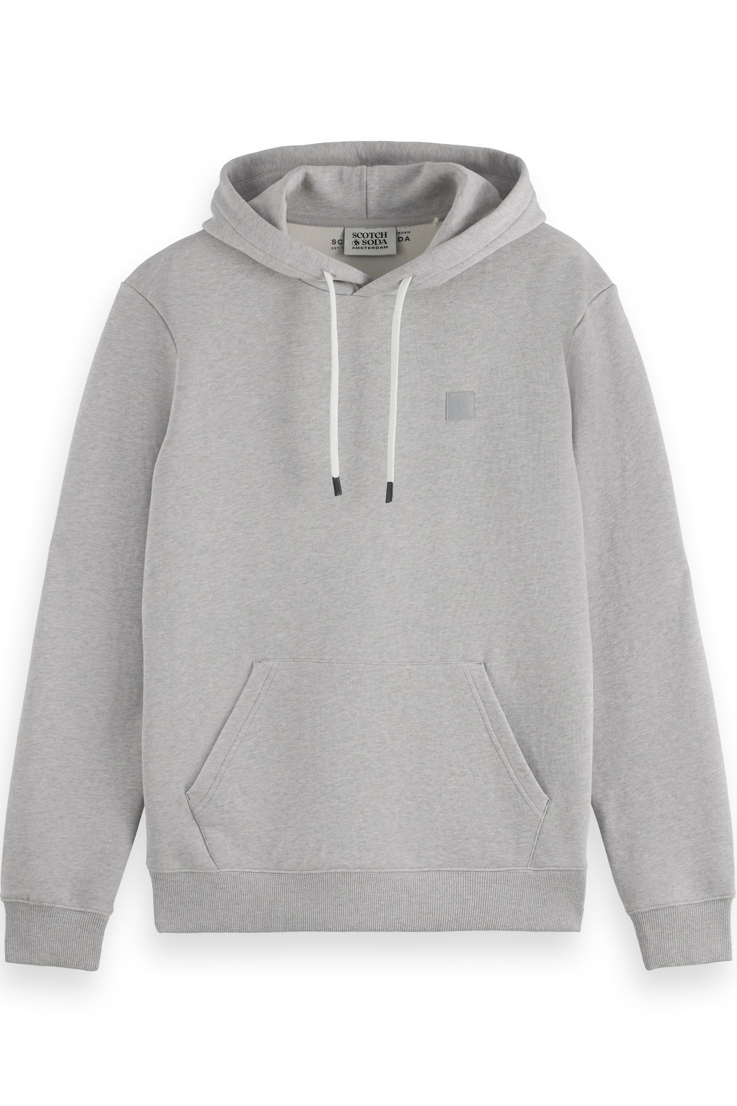 CORE - LOGO HOODIE GREY MELANGE 5