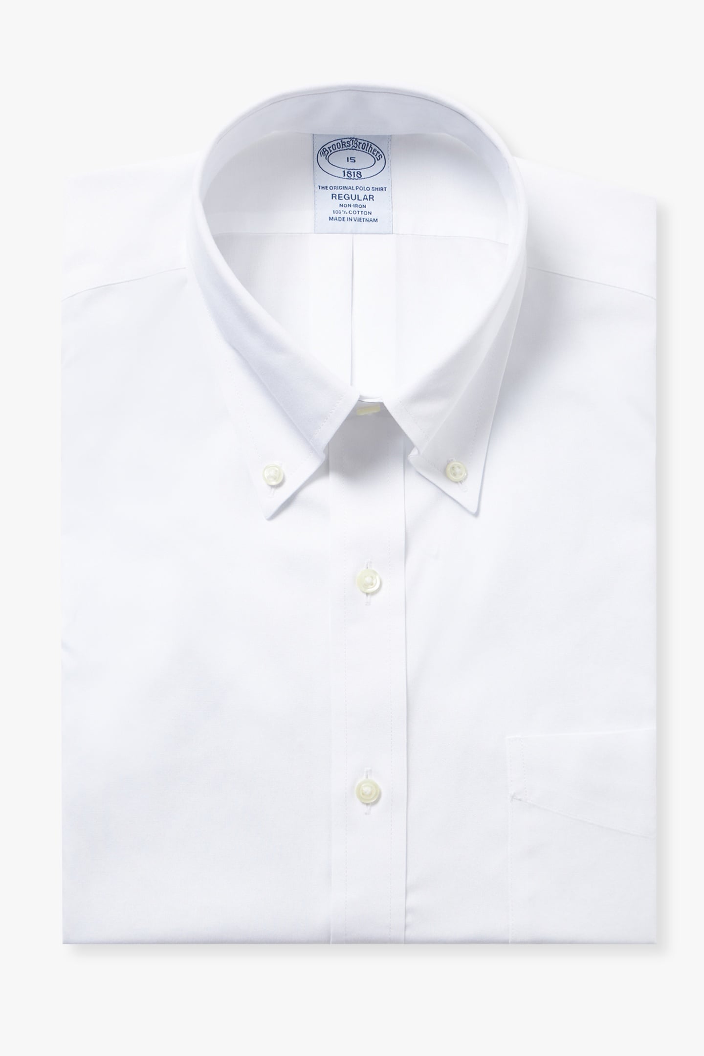 NON-IRON REGULAR SHIRT WHITE 3