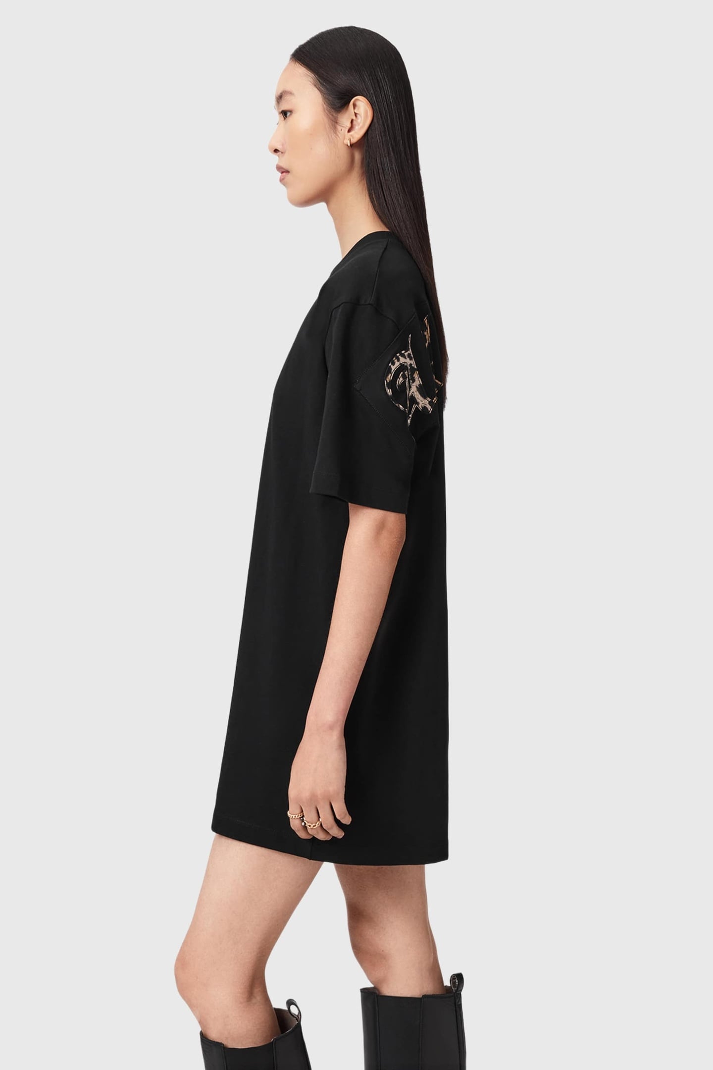 FUSE TEE DRESS BLACK 5