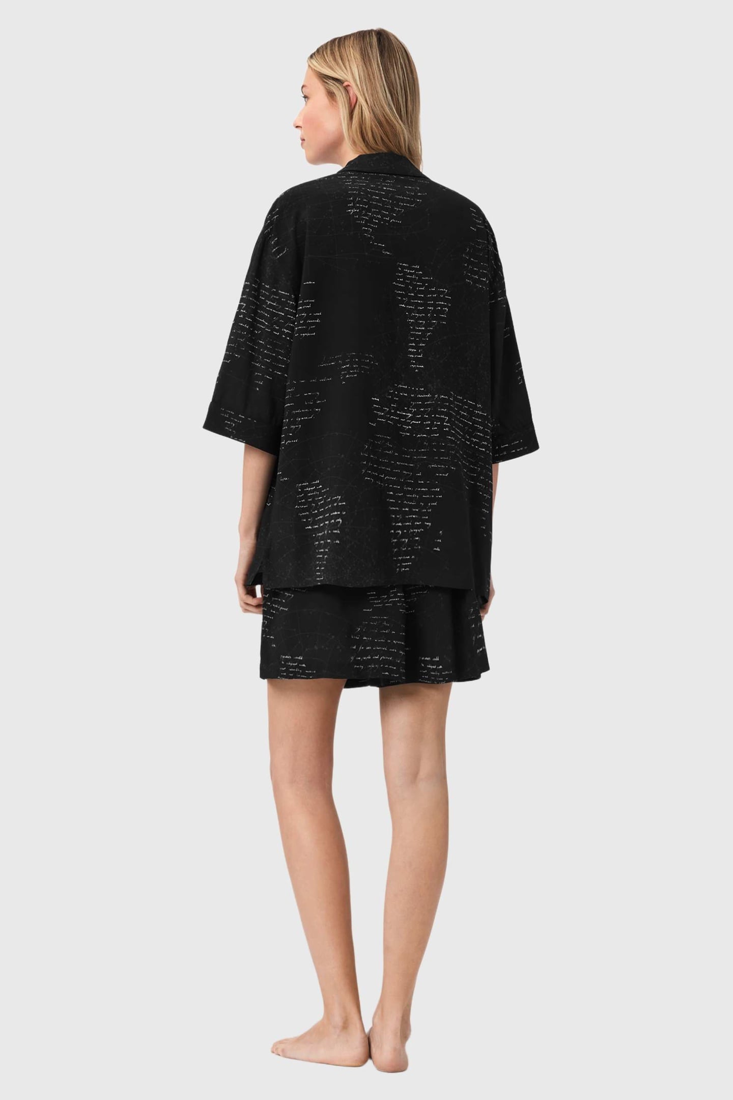 CLEM PJ SET SCRIPT BLACK 4