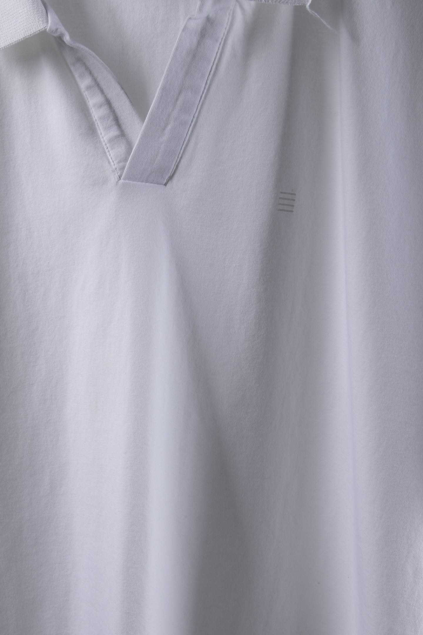 POLO V SOLID STRETCH WHITE 4
