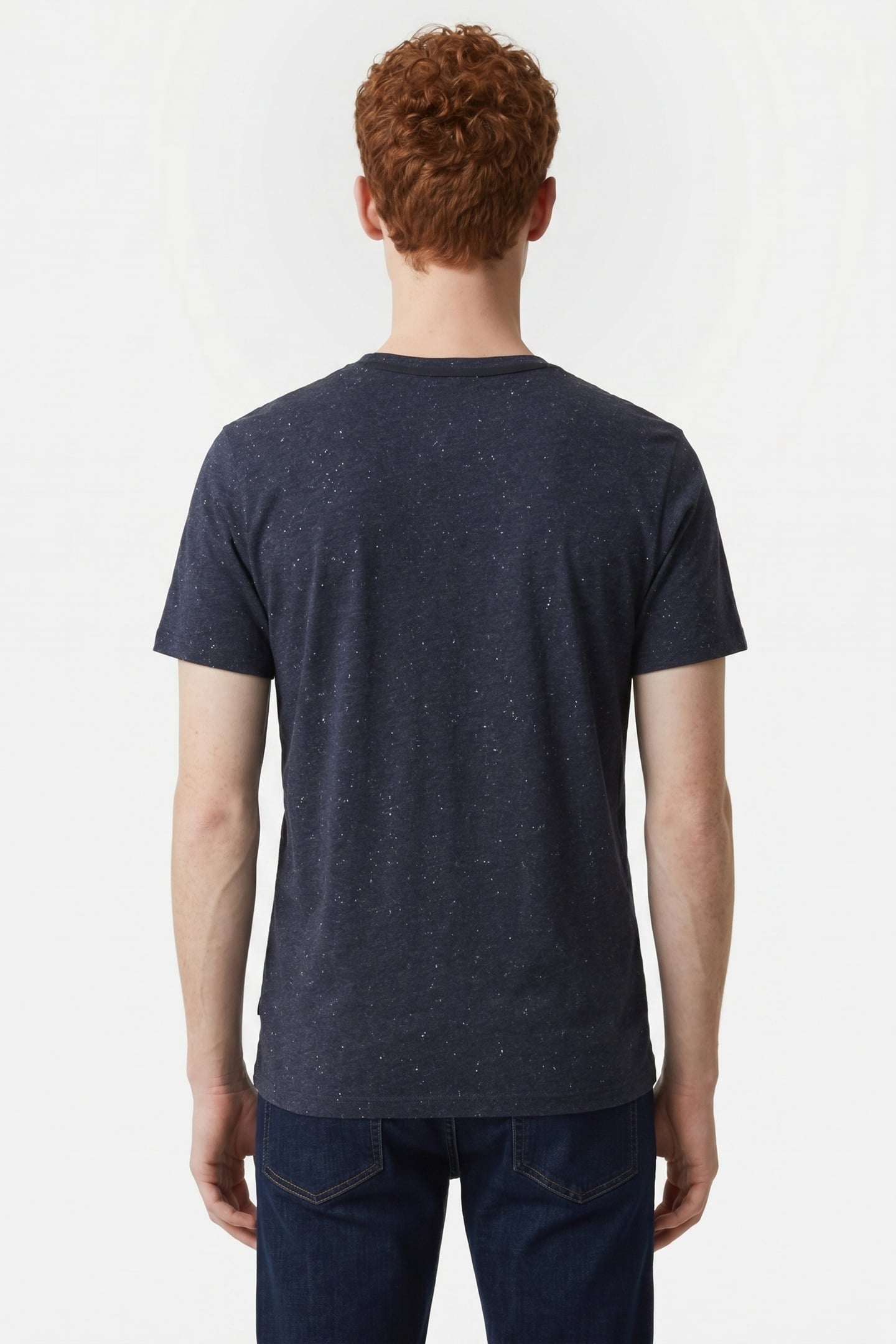 T-SHIRT GRANDDAD WITH NEPS DEEP BLUE 2
