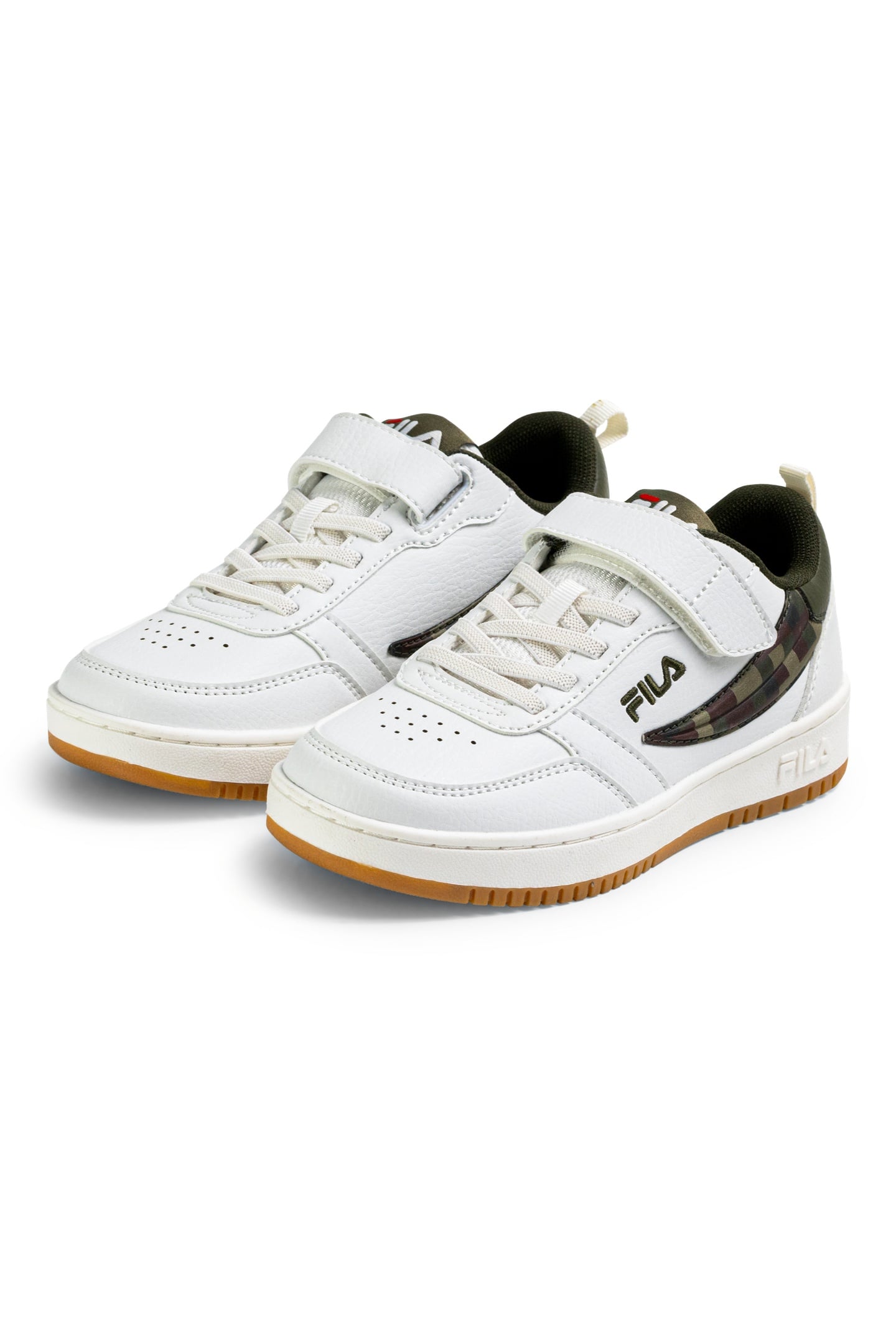 REGA NF PRT VELCRO KIDS WHITE-OLIVE NIGHT 2