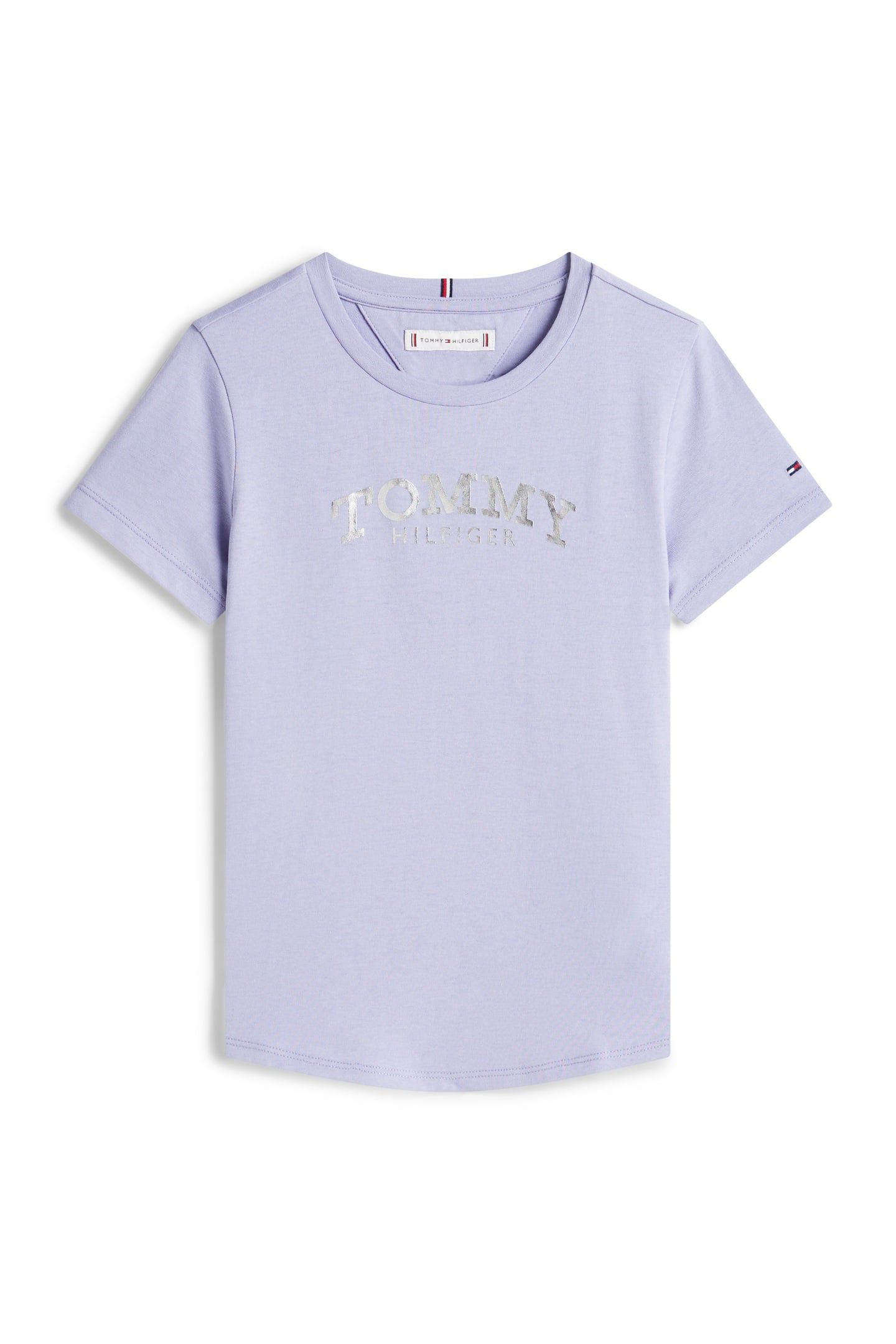 GIRLS TOMMY FOIL TEE SS PERIWINKLE DUSK 4