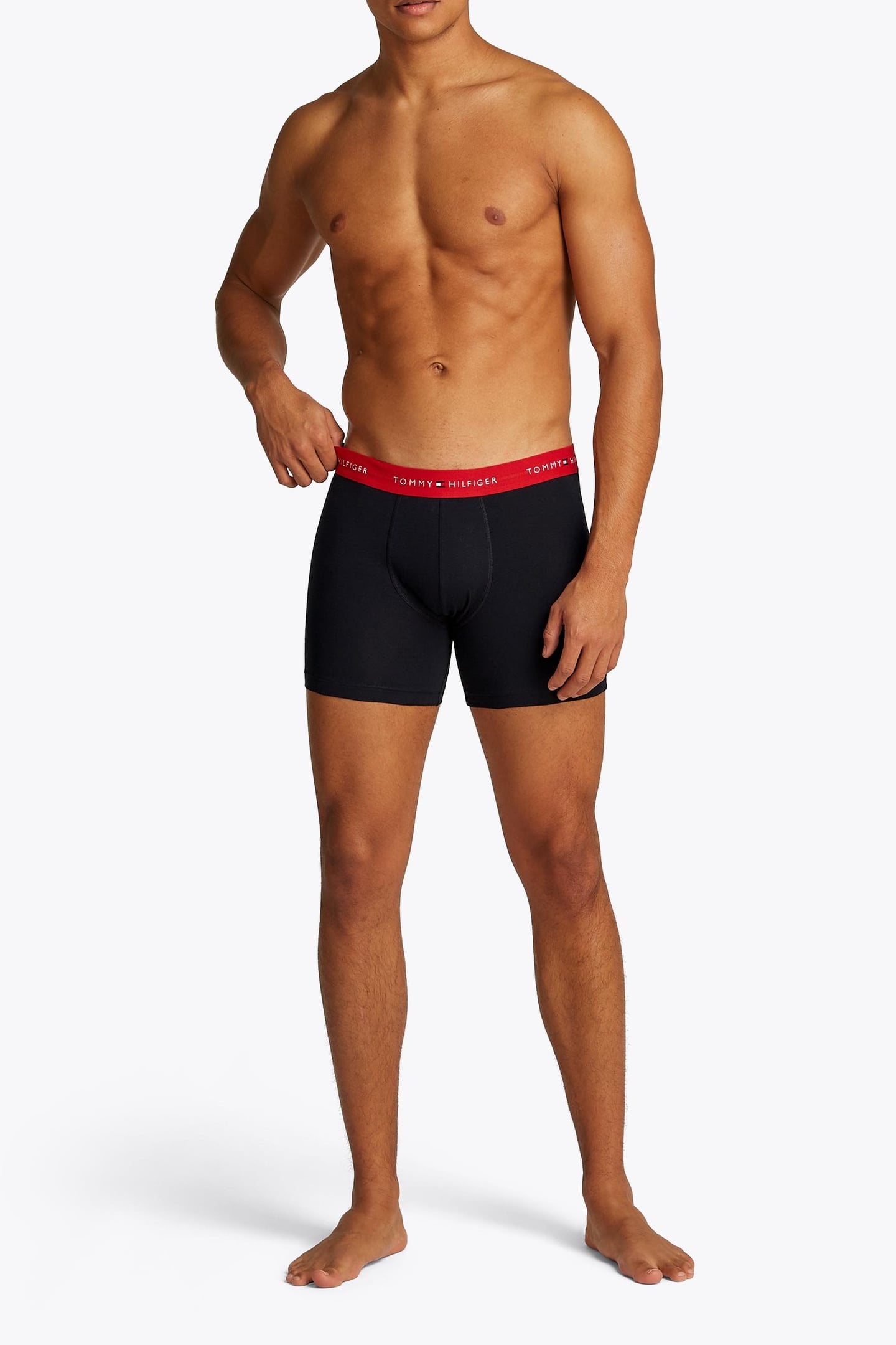 3-PACK WAISTBAND BOXER BRIEF RED/WHITE/DESERT SKY 3