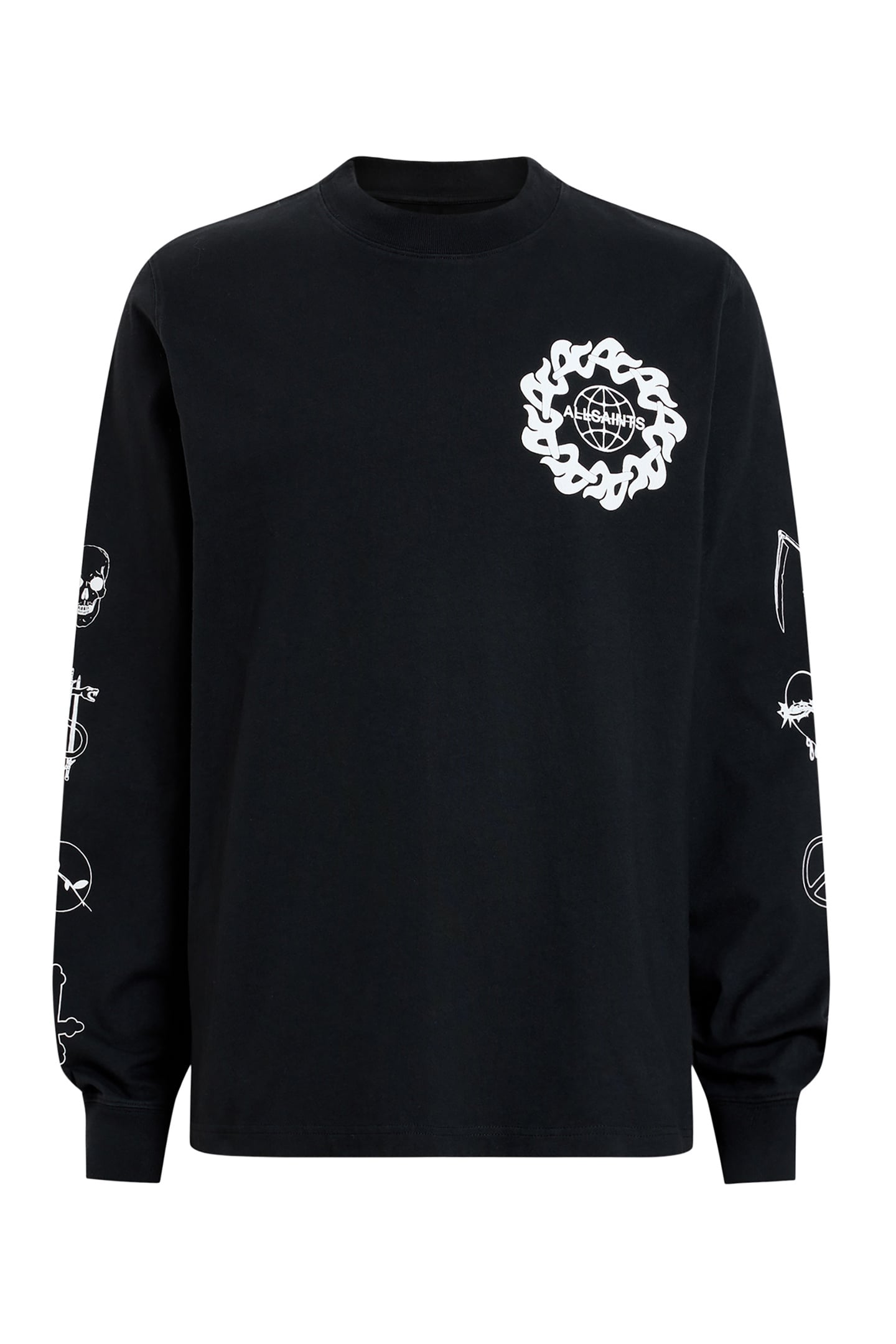 ORBITAL LS CREW WASHED BLACK 8