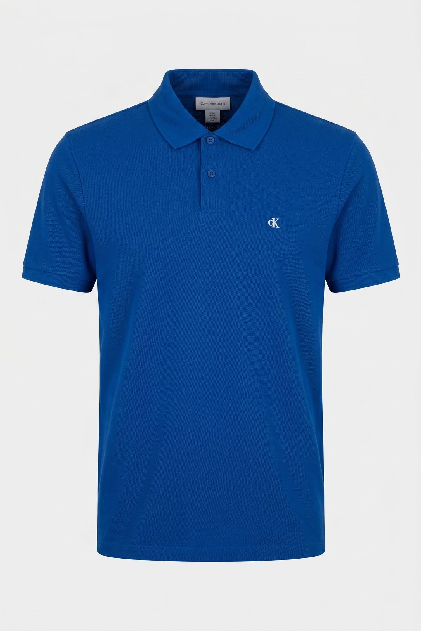 SS MONOGRAM PIQUE POLO CHASE BLUE 3