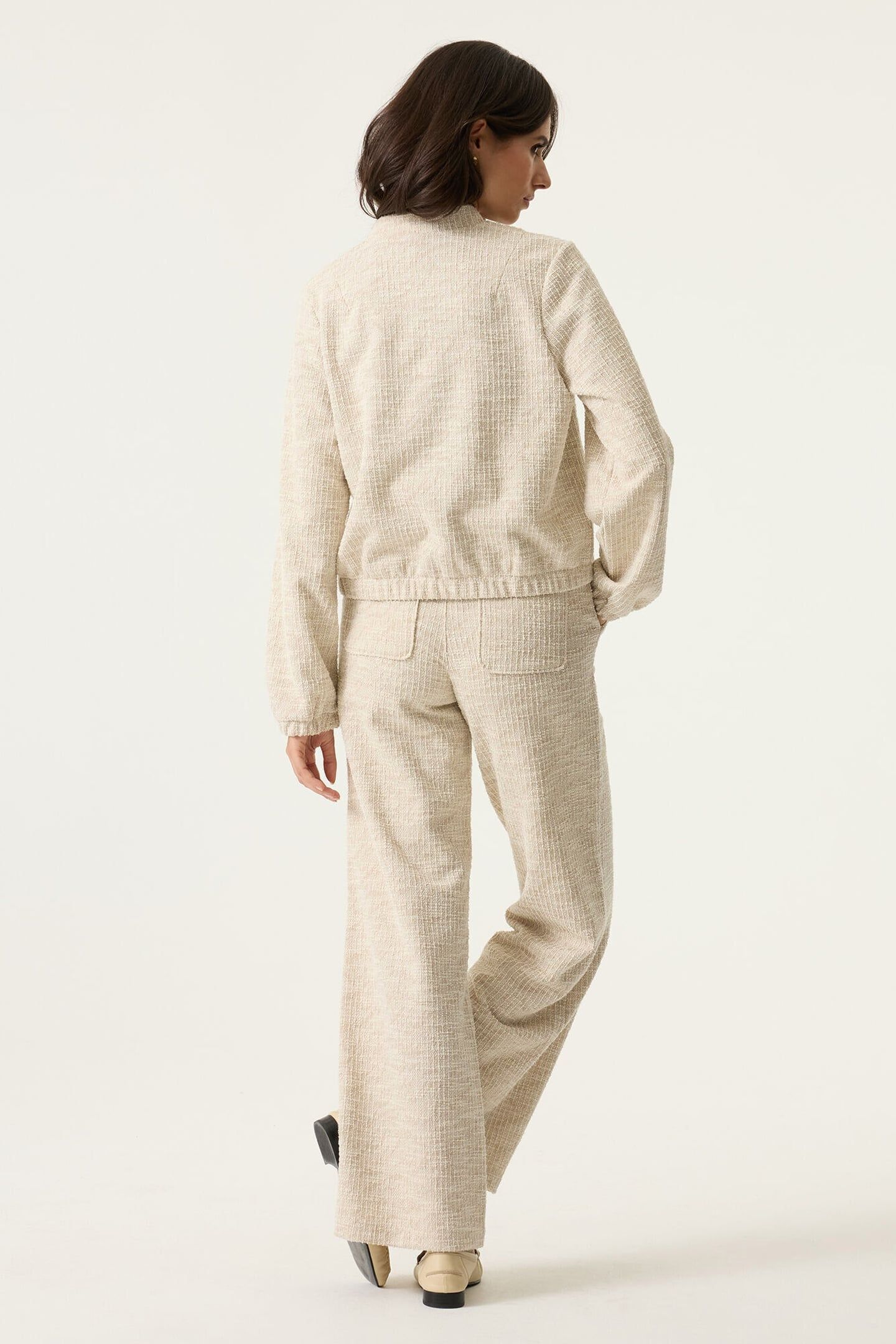 LADIES PANTS TAUPE MELEE 3