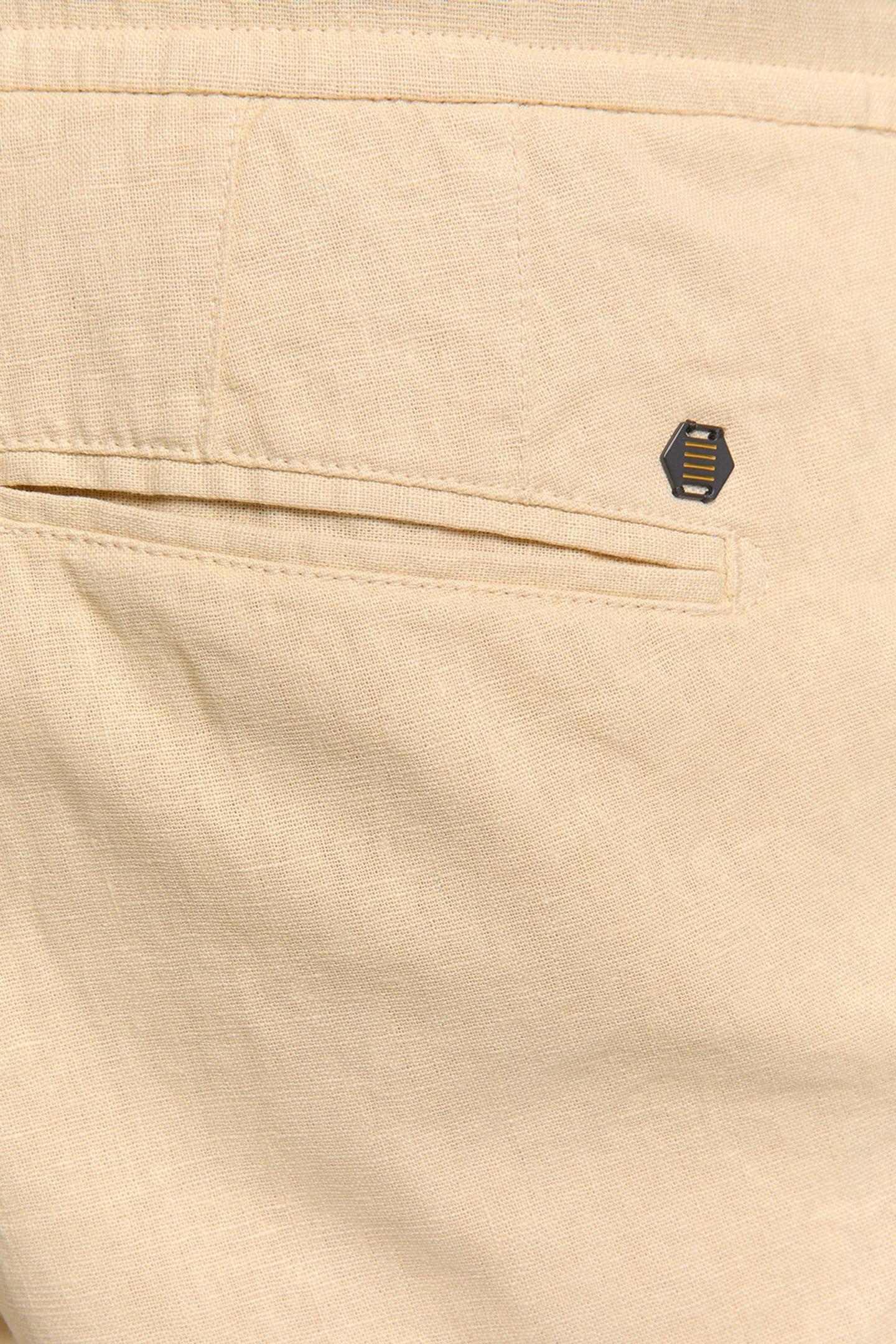 SHORT WITH LINEN GARMENT DYED SAND 6