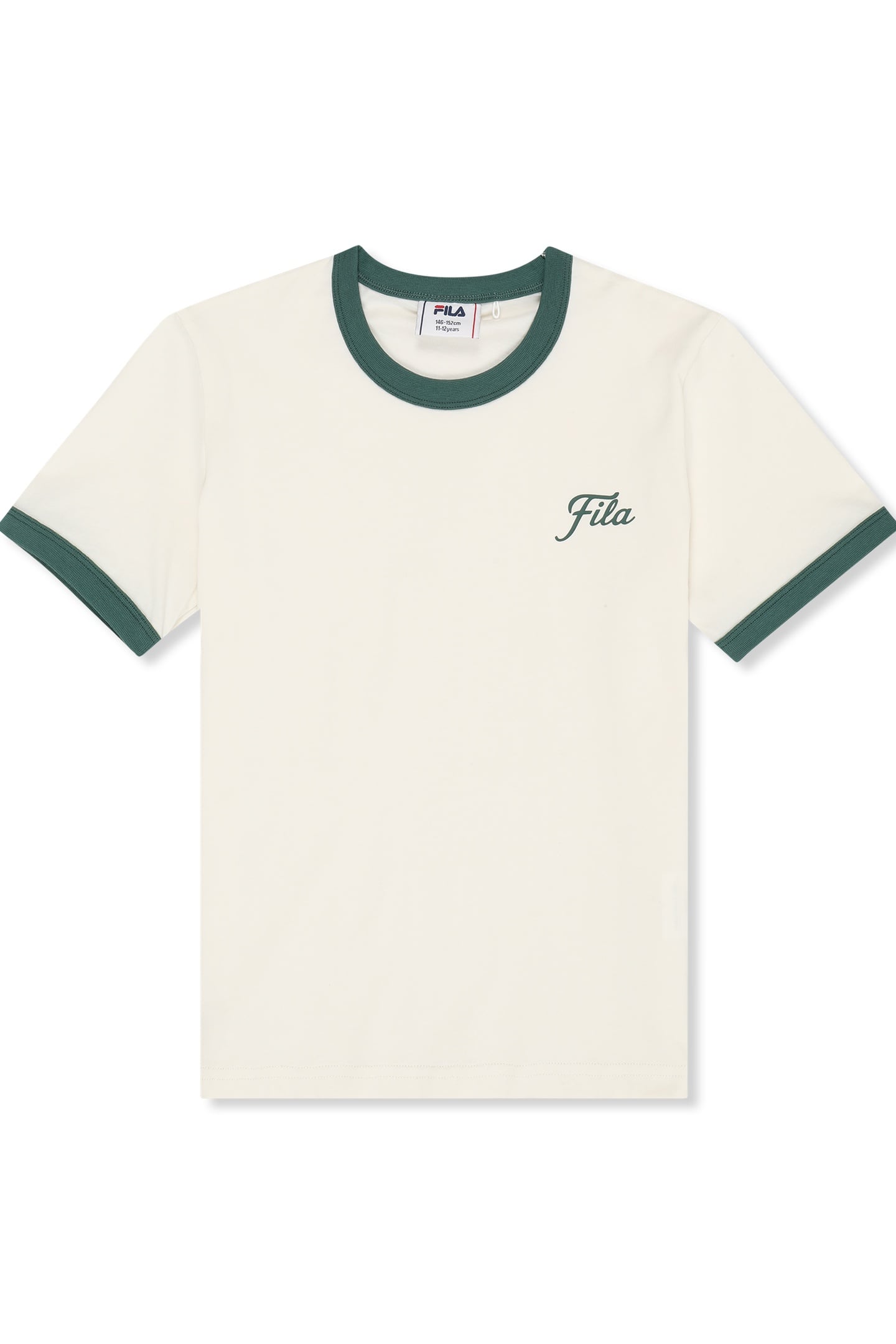 MARLIA REGULAR GRAPHIC RINGER T-SHIRT EGRET 1