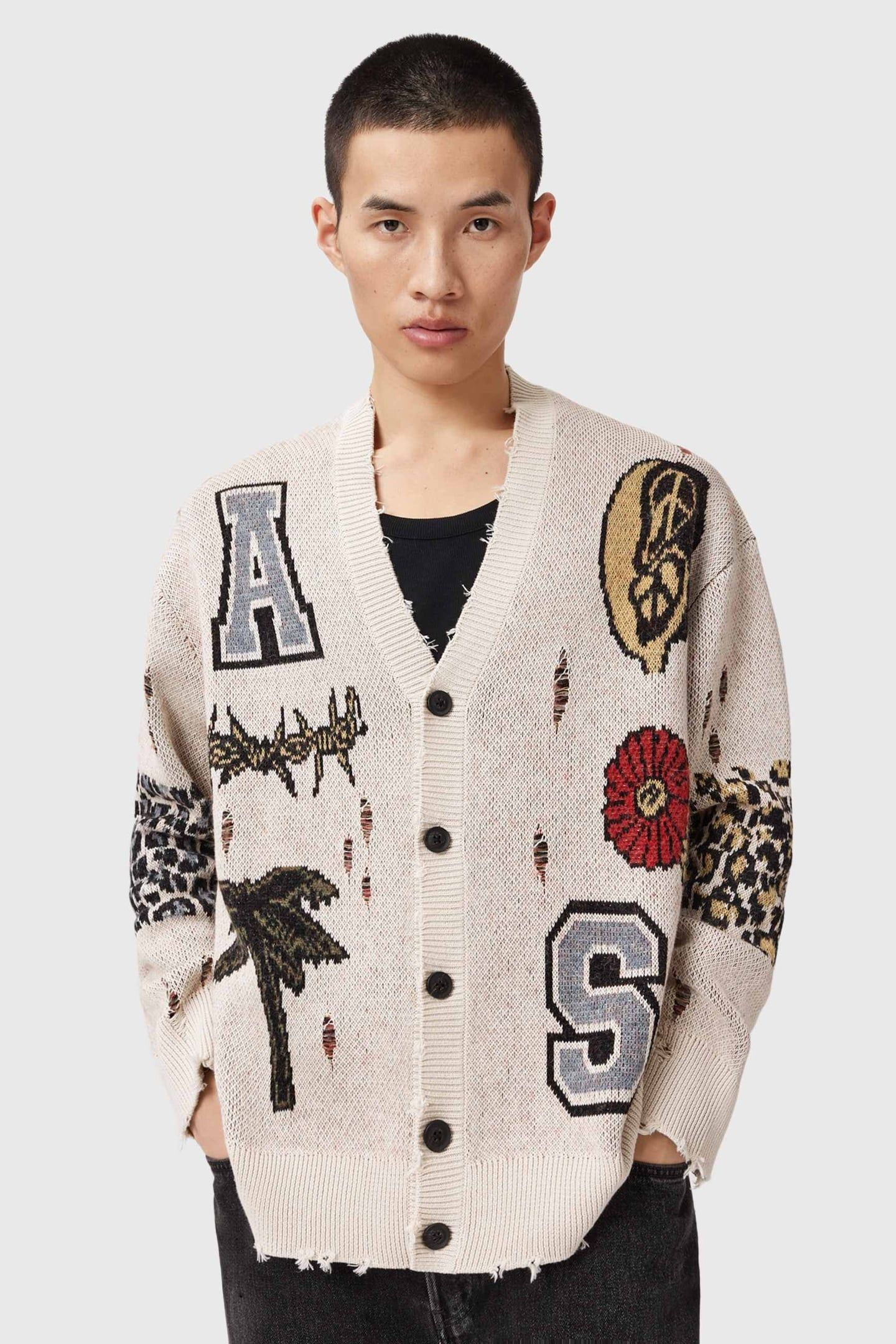 FOXX CARDIGAN ECRU WHITE 3